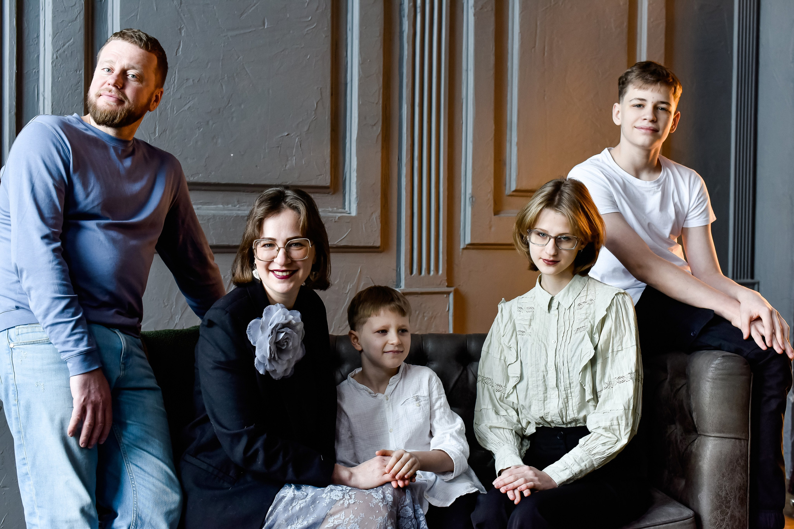 Дружная семья Настеньки