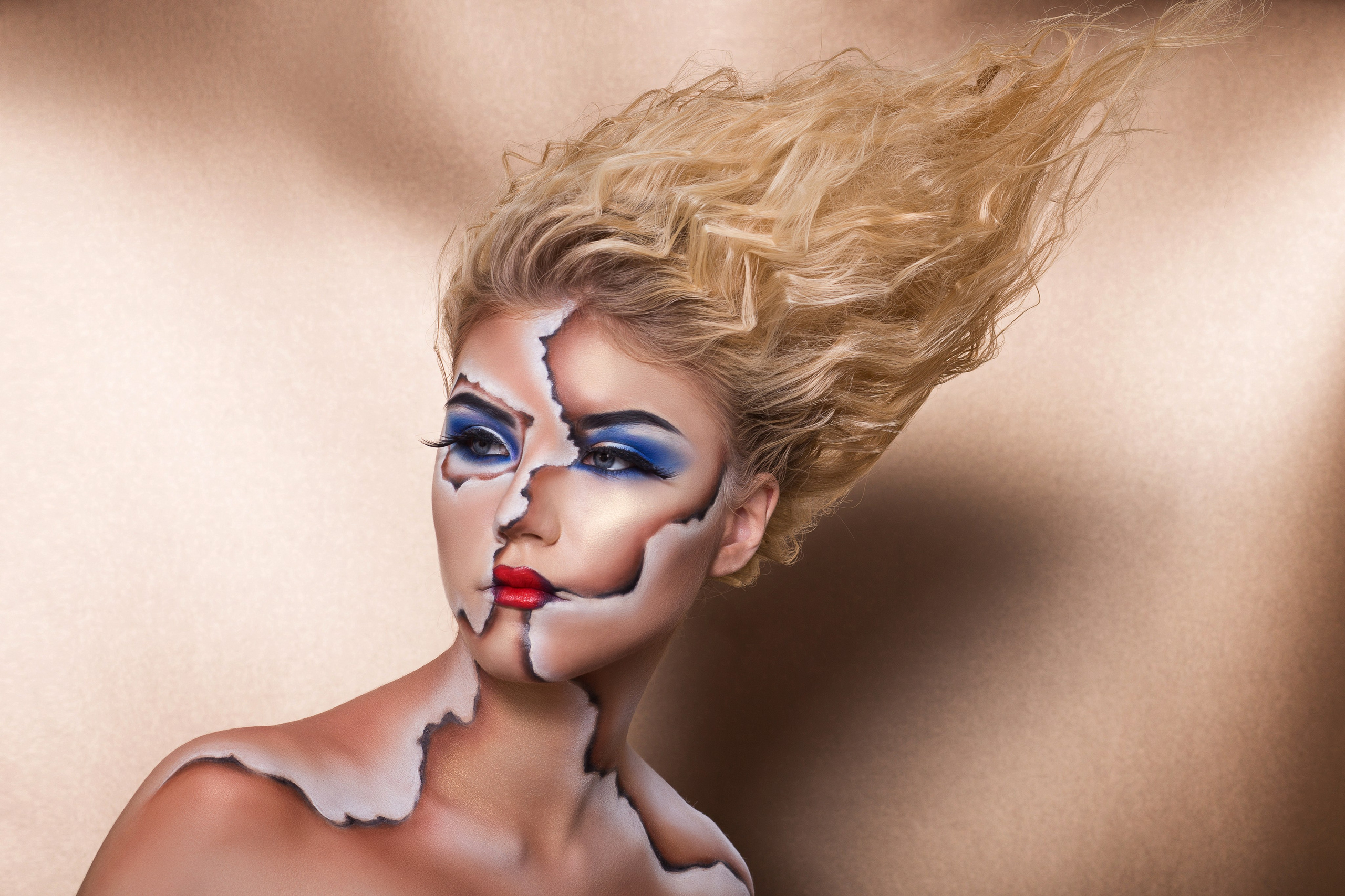 Съёмка для Чемпионата по визажу и парикмахерскому искусству, визажист Инна Воронцова. Татьяна Мирзоян