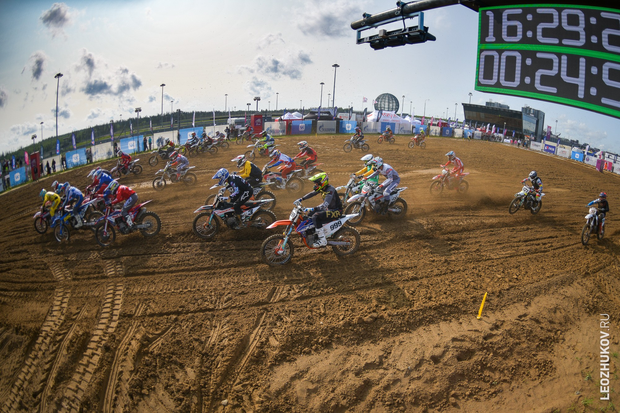 1 round of ММТ RGP russian motocross championships. Sports photographer Leonid Zhukov