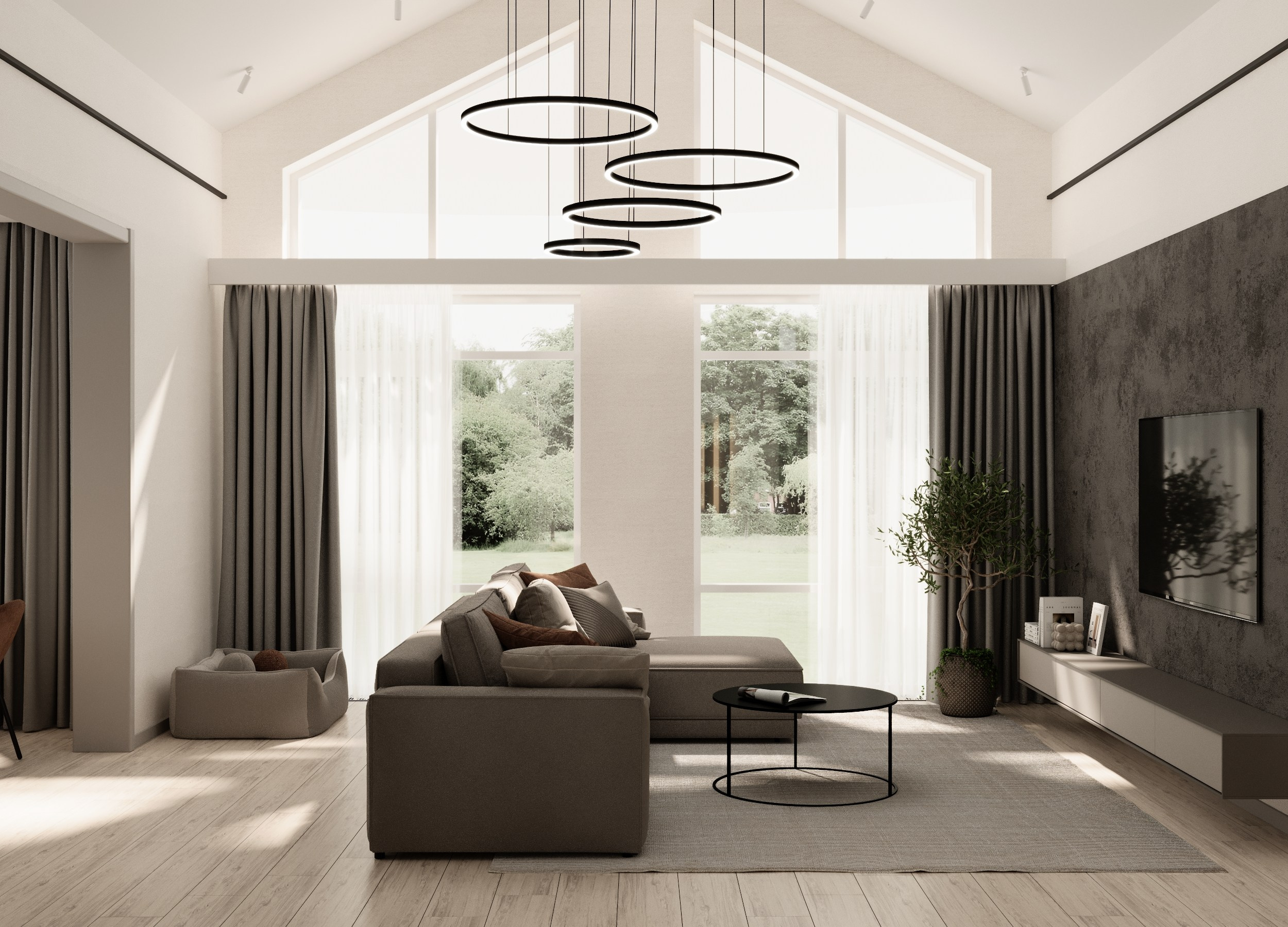 Дом Брайт парк 110 м². Дизайнер интерьера квартир и частных домов в Казани