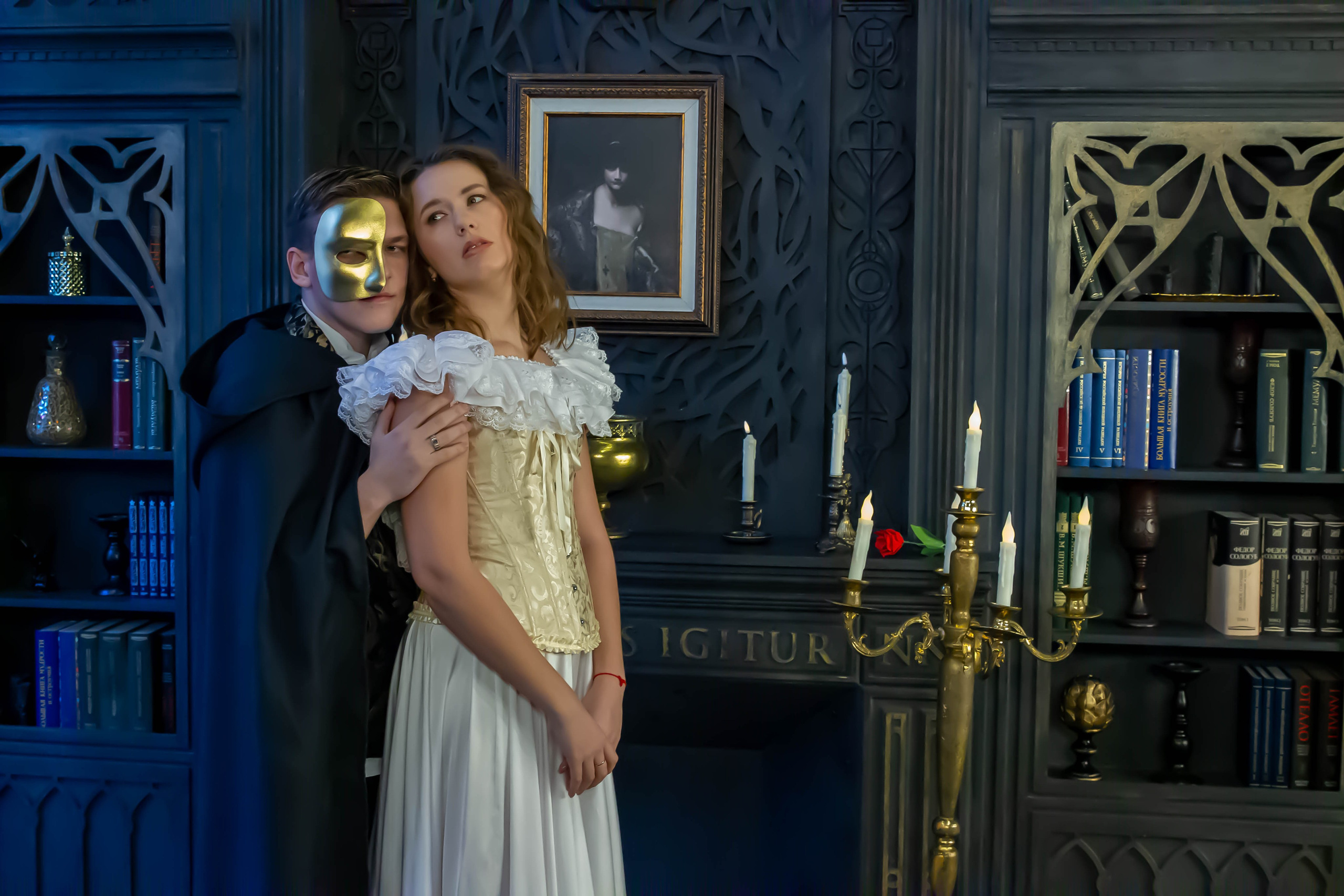 СТУДИЙНЫЙ ПРОЕКТ *ПРИЗРАК ОПЕРЫ*. Свадебный, студийный и репортажный фотограф в городе Москва