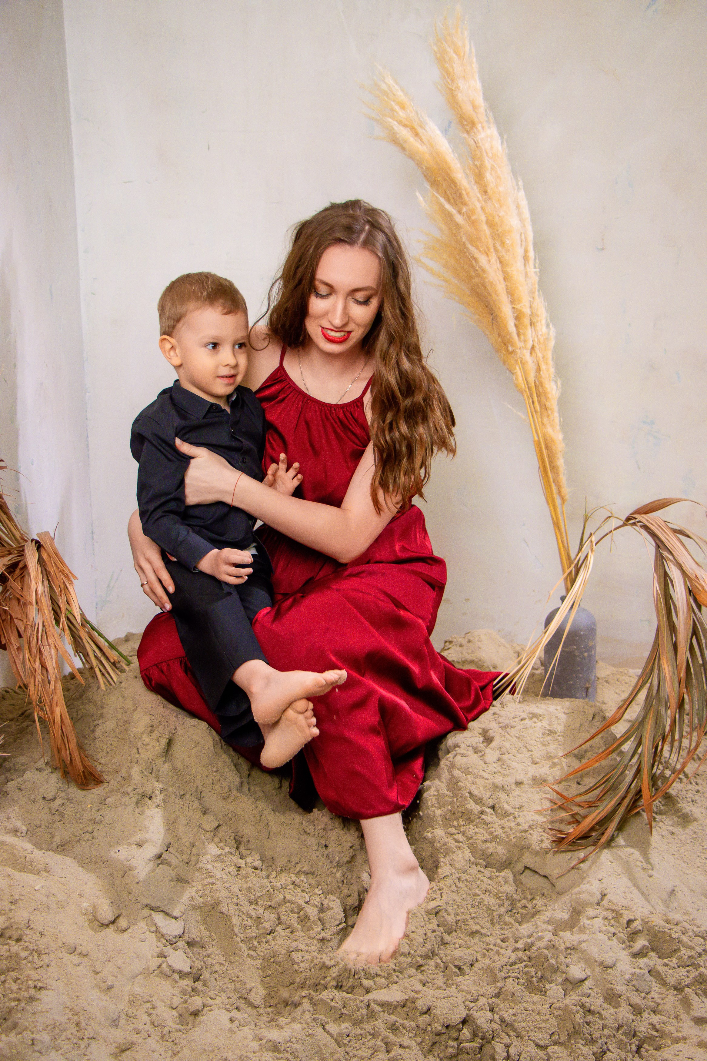 Ангелина с сыном. Фотограф Татьяна Матрос