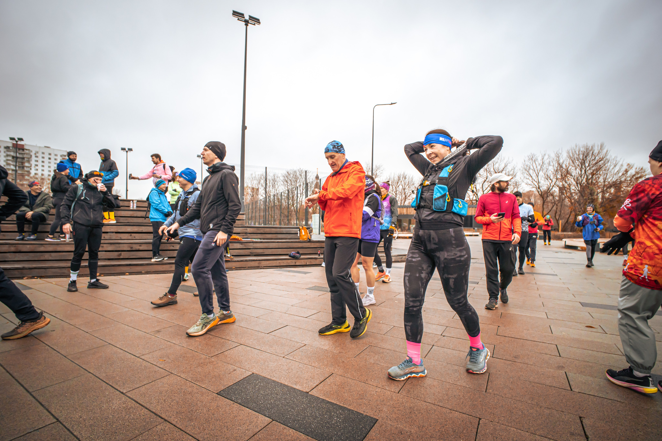 #марафонудома #яuzarun 2024 2-я петля, группа 6:30. Роман Капилюшов. Бег. Фото. Видео. г. Люберцы