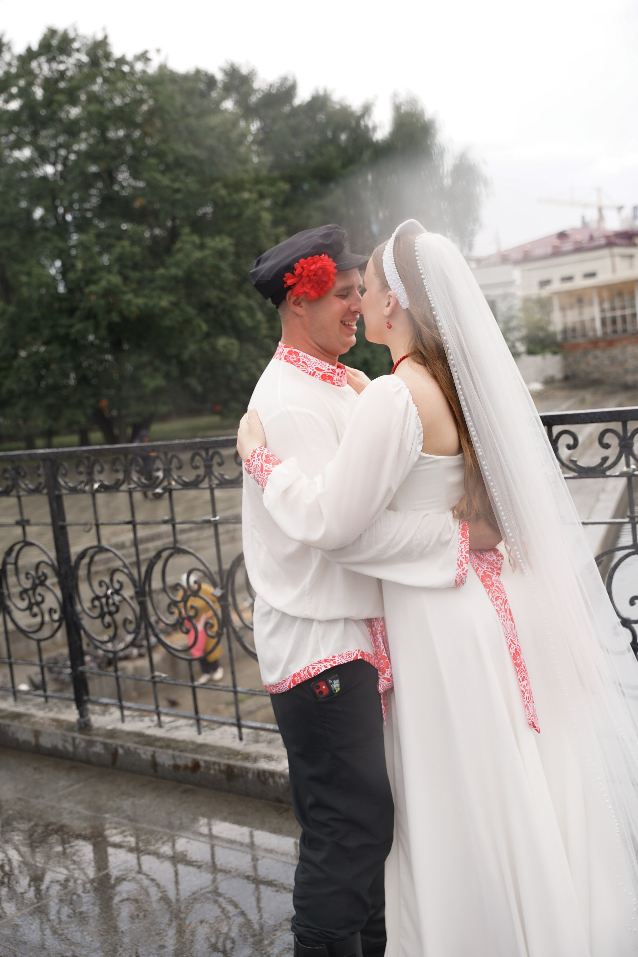 Свадебная фотосессия в русском стиле