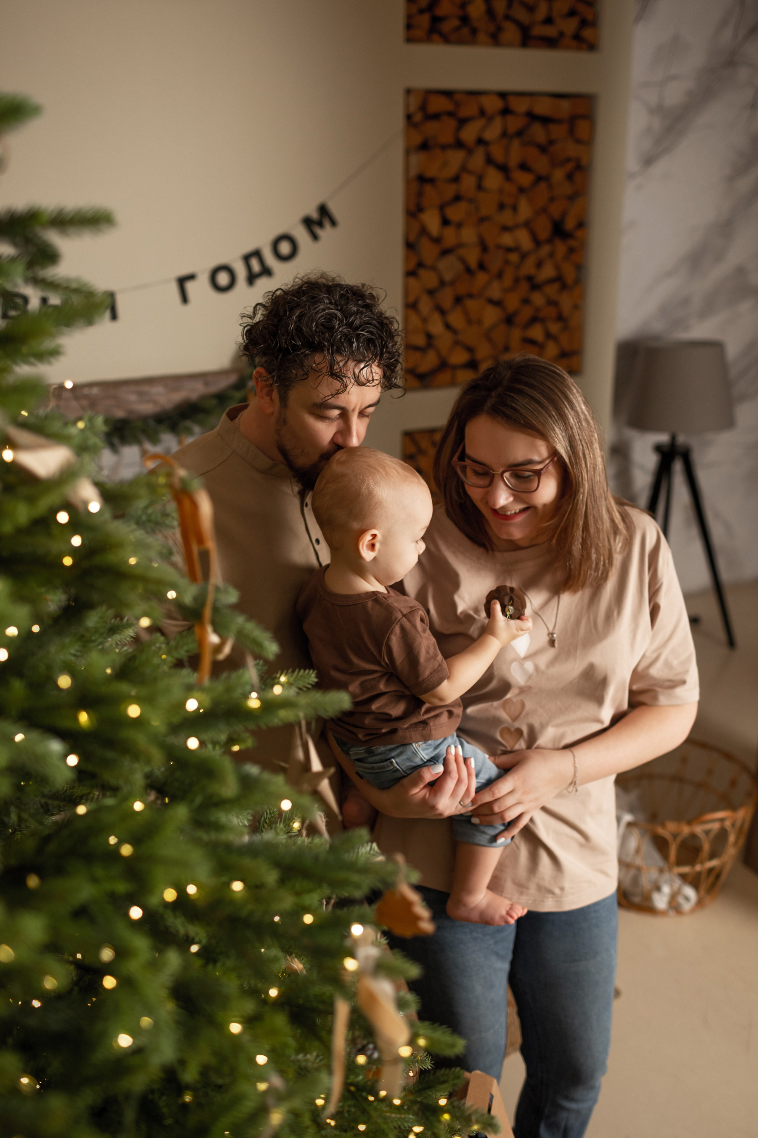Семейная новогодняя фотосессия. Свадебный фотограф Кирилл Белый