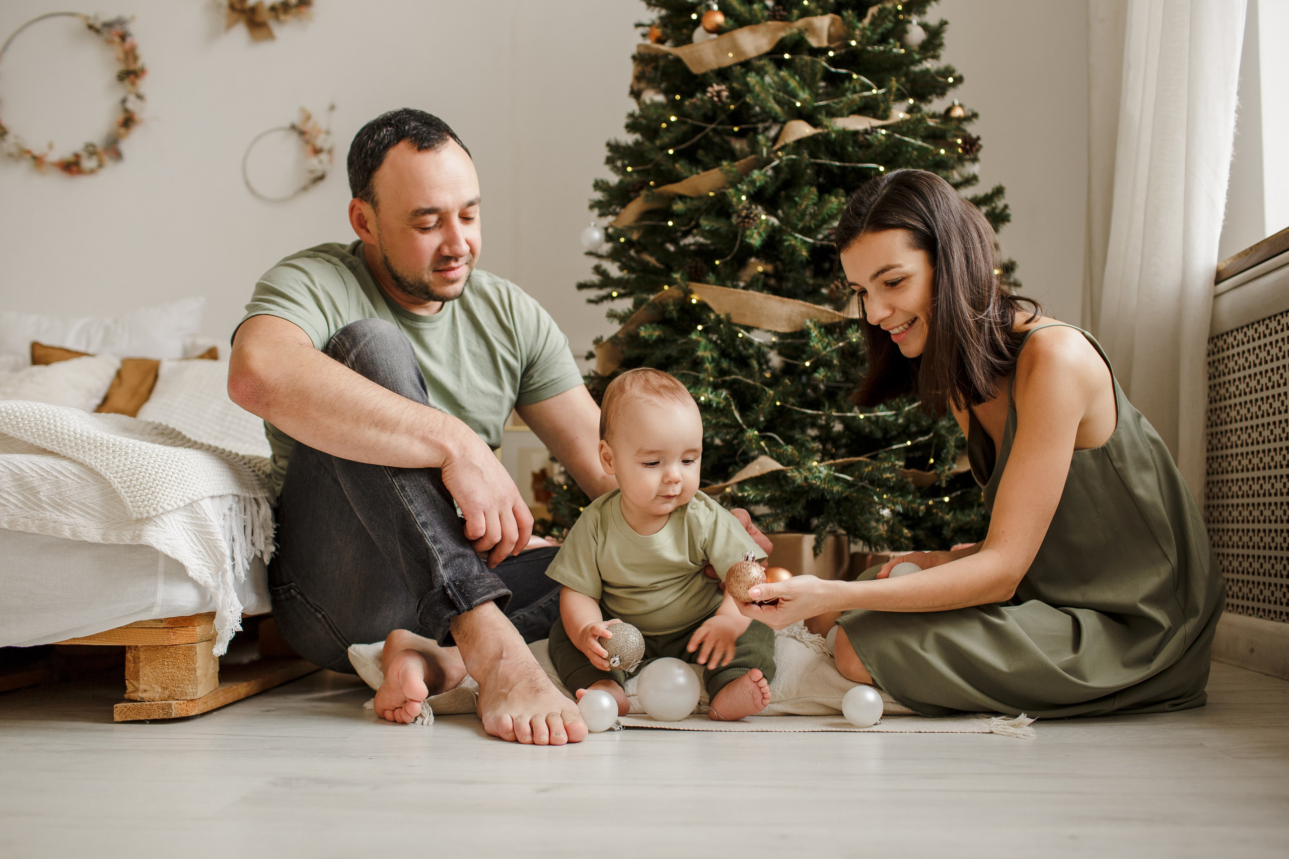 Семейная фотосессия в студии. Свадебный фотограф Кирилл Белый