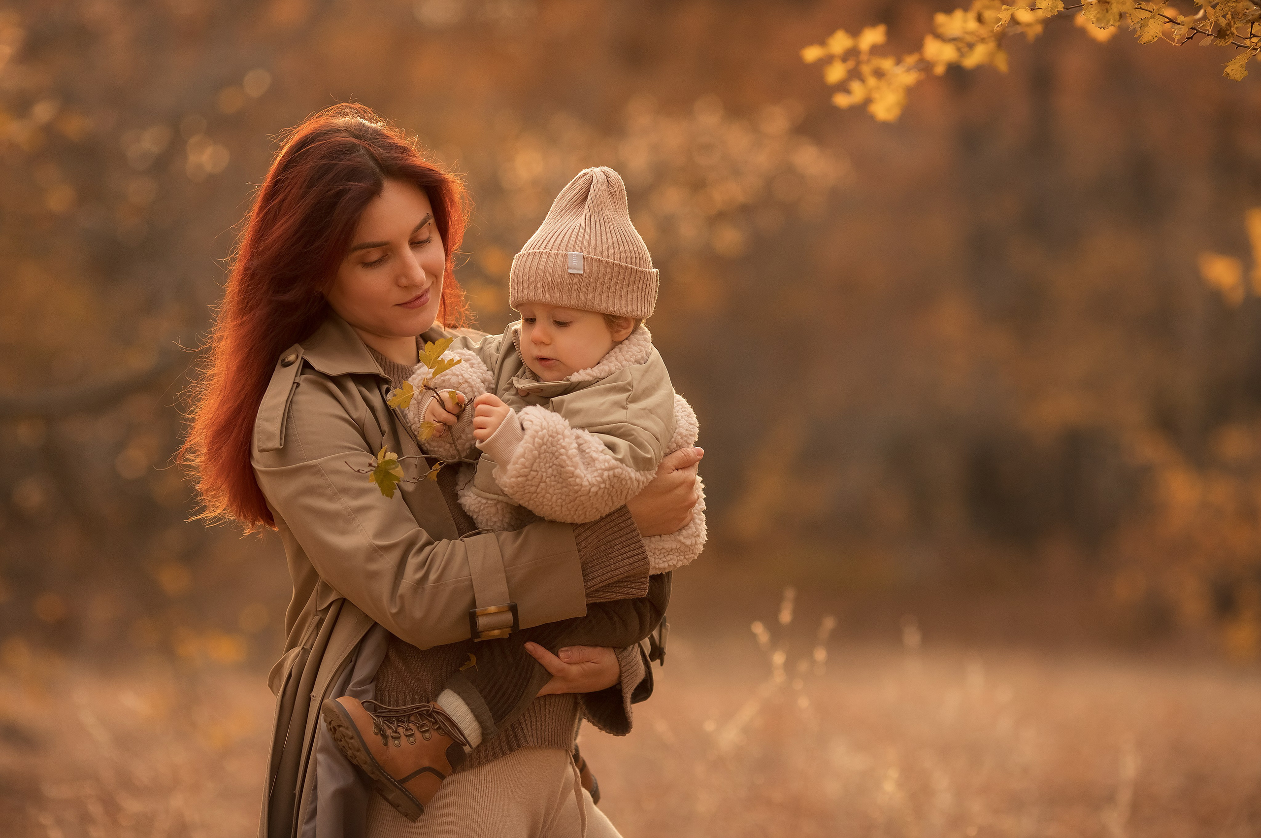 Осень в лесу. Семейный и детский фотограф в Саратове Полина Коткина