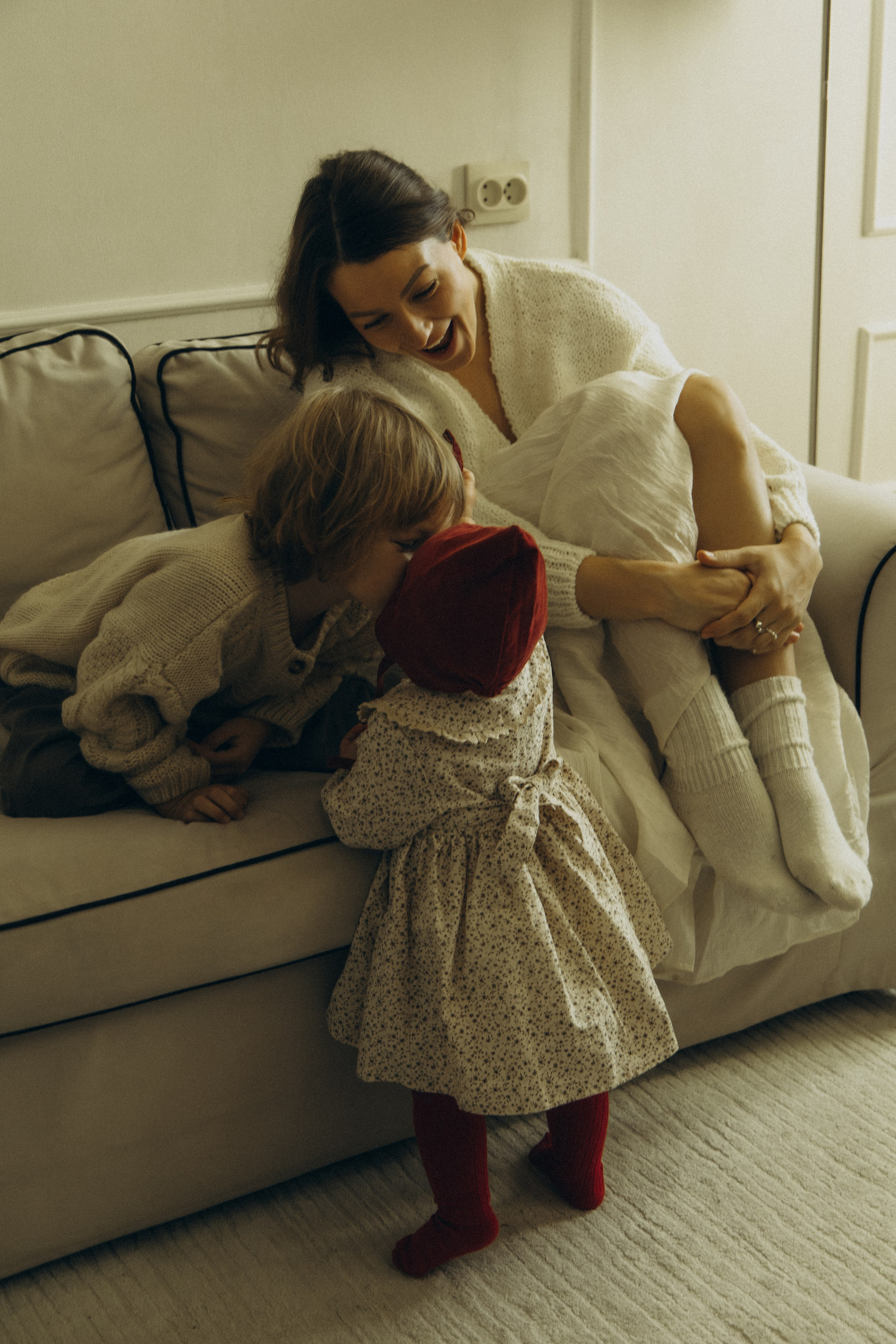 Теплая новогодняя история. Семейный фотограф в Москве Лоншакова Кристина