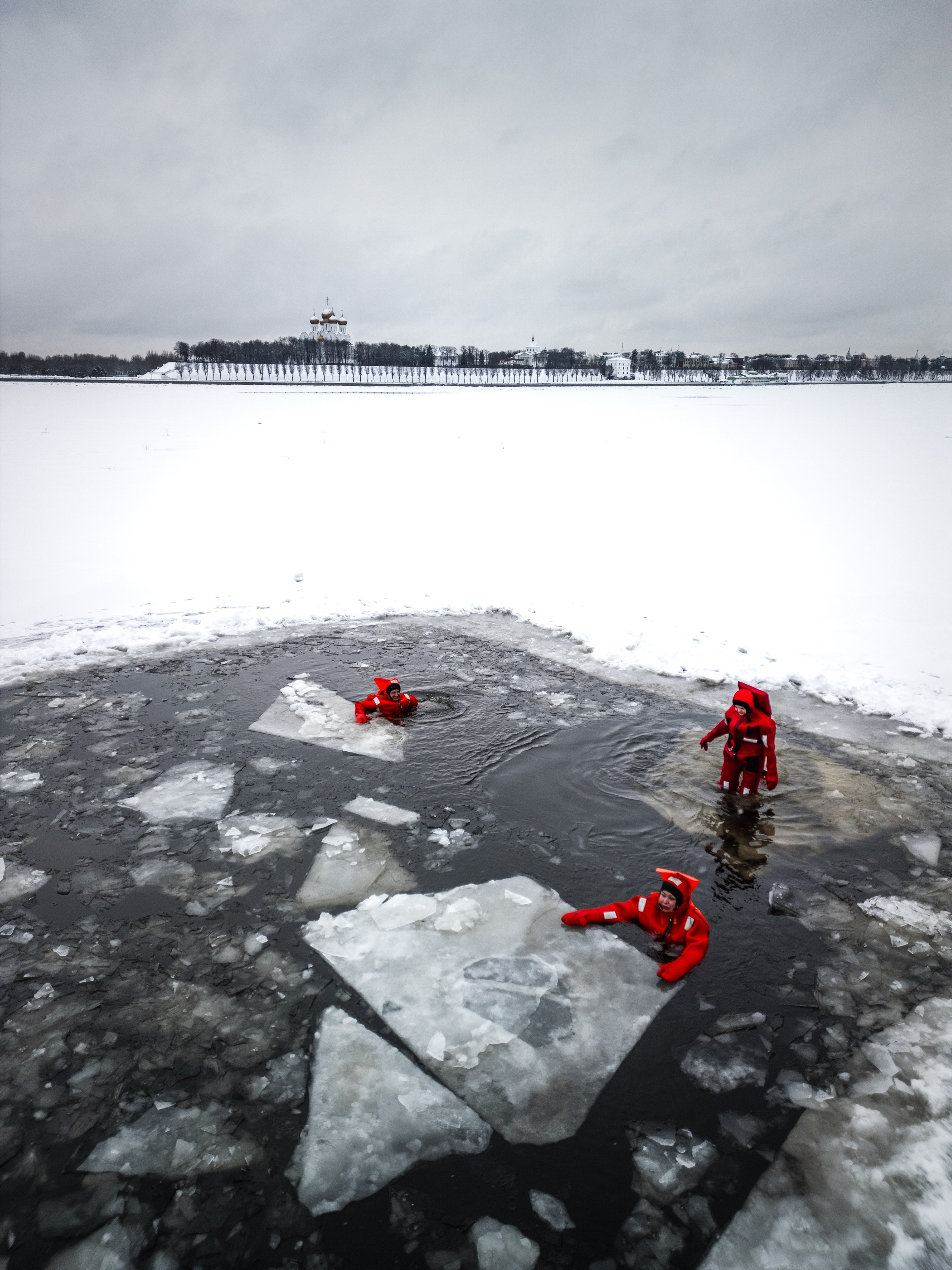 Айсфлоатинг #9. DRONBERRY — Аэросъемка Ярославль