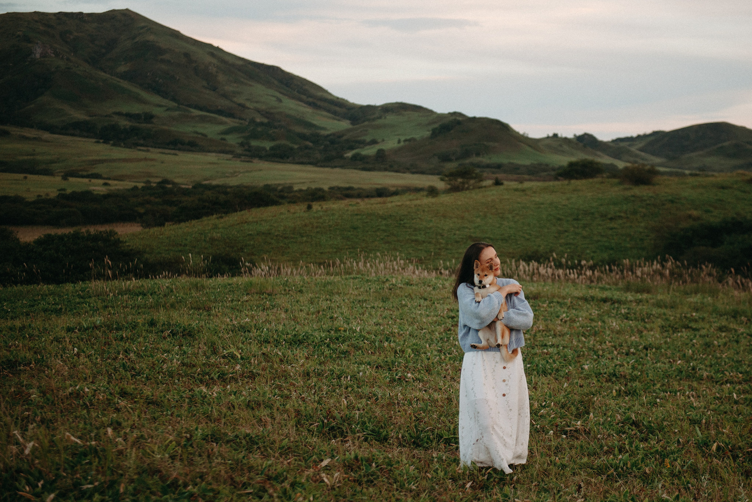 Тася и Сиба. Ирина Метелица фотограф на Шикотане