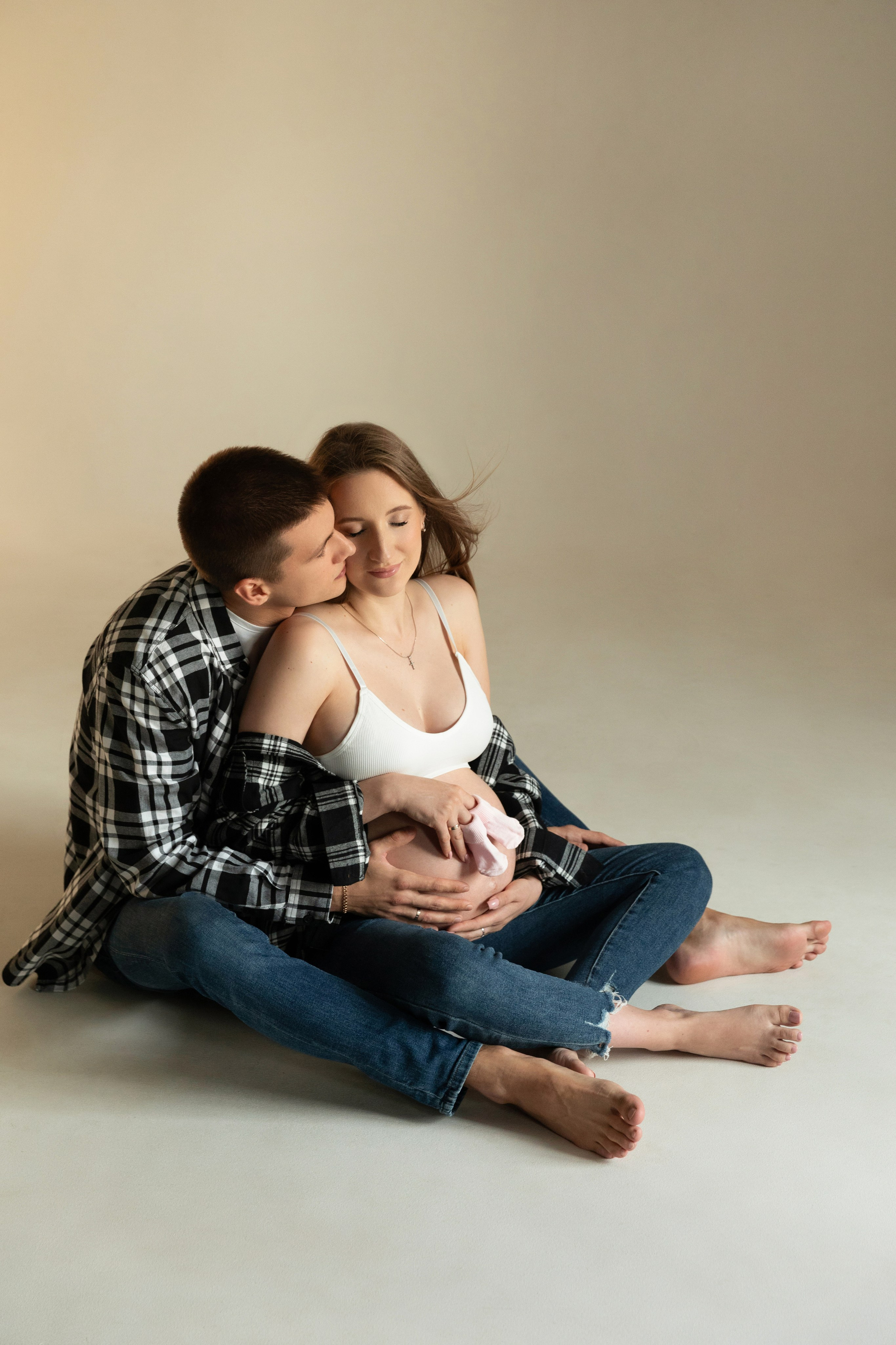 Беременность. Фотограф Мария Щеголькова. Чувственный женский портрет