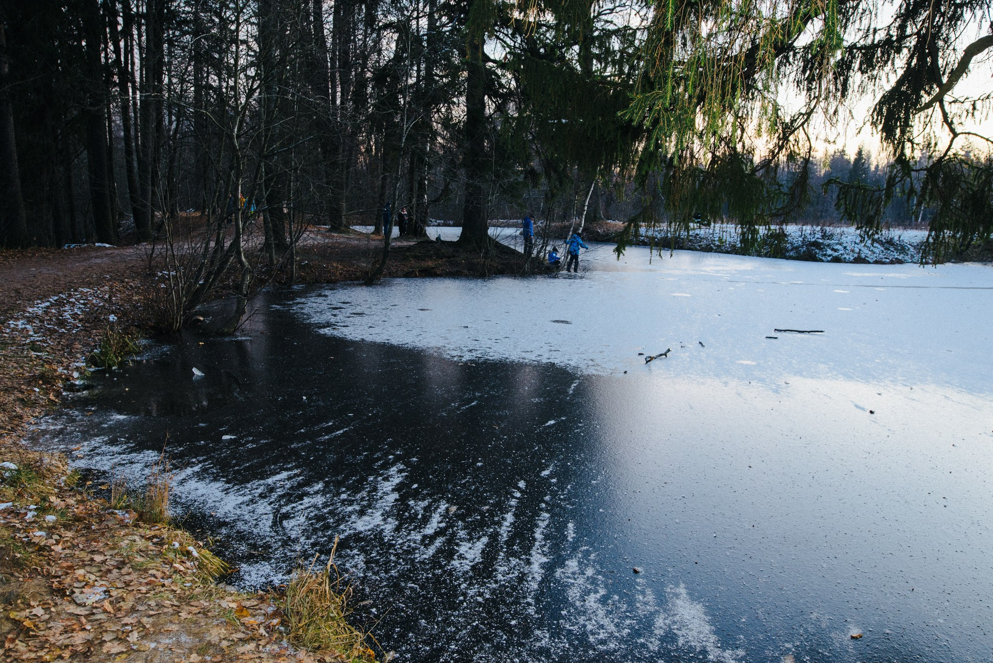 На стыке осени и зимы. Семейный и детский фотограф в Санкт-Петербурге Марина Сергеева