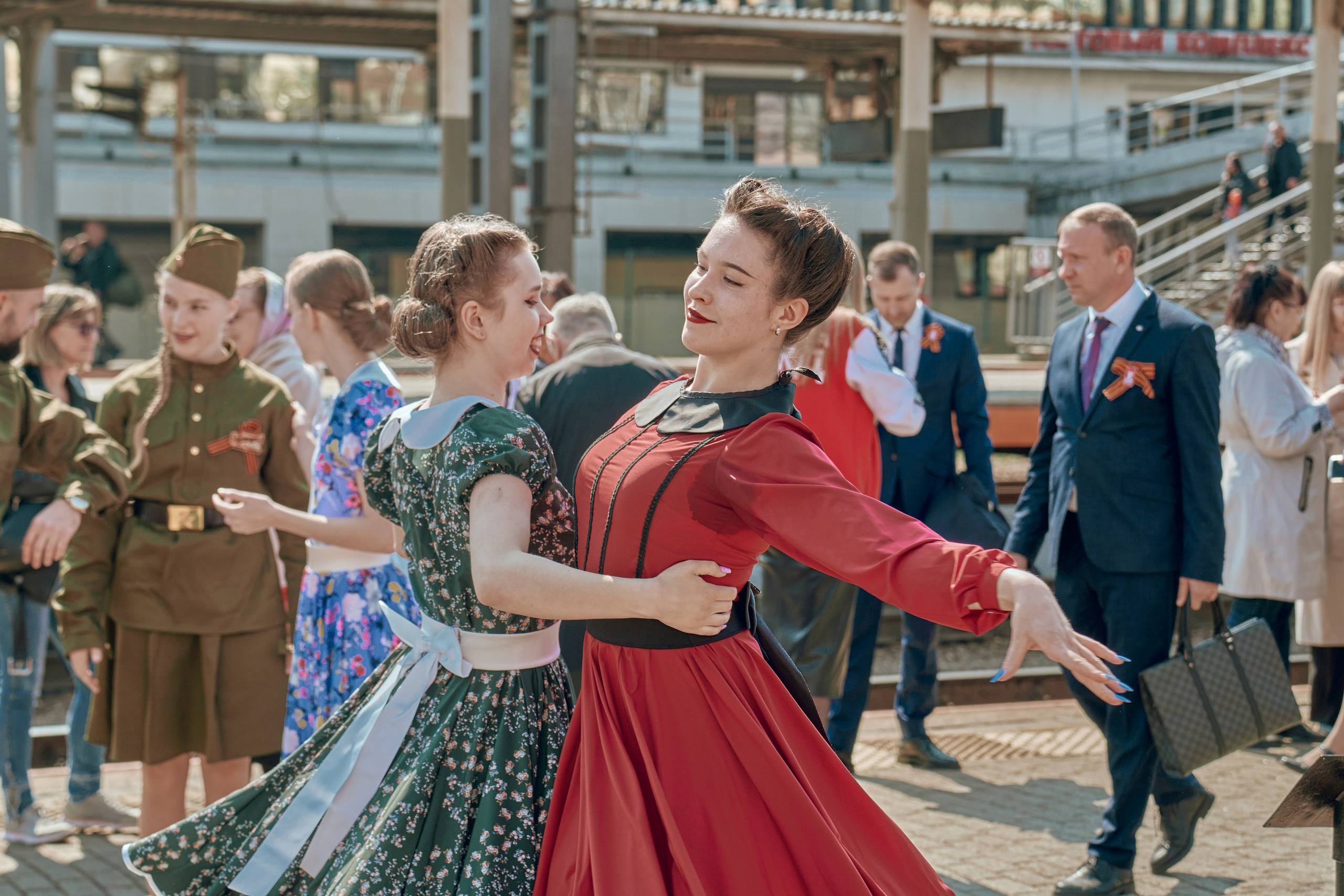 Поезд Победы!. Фотограф во Владивостоке