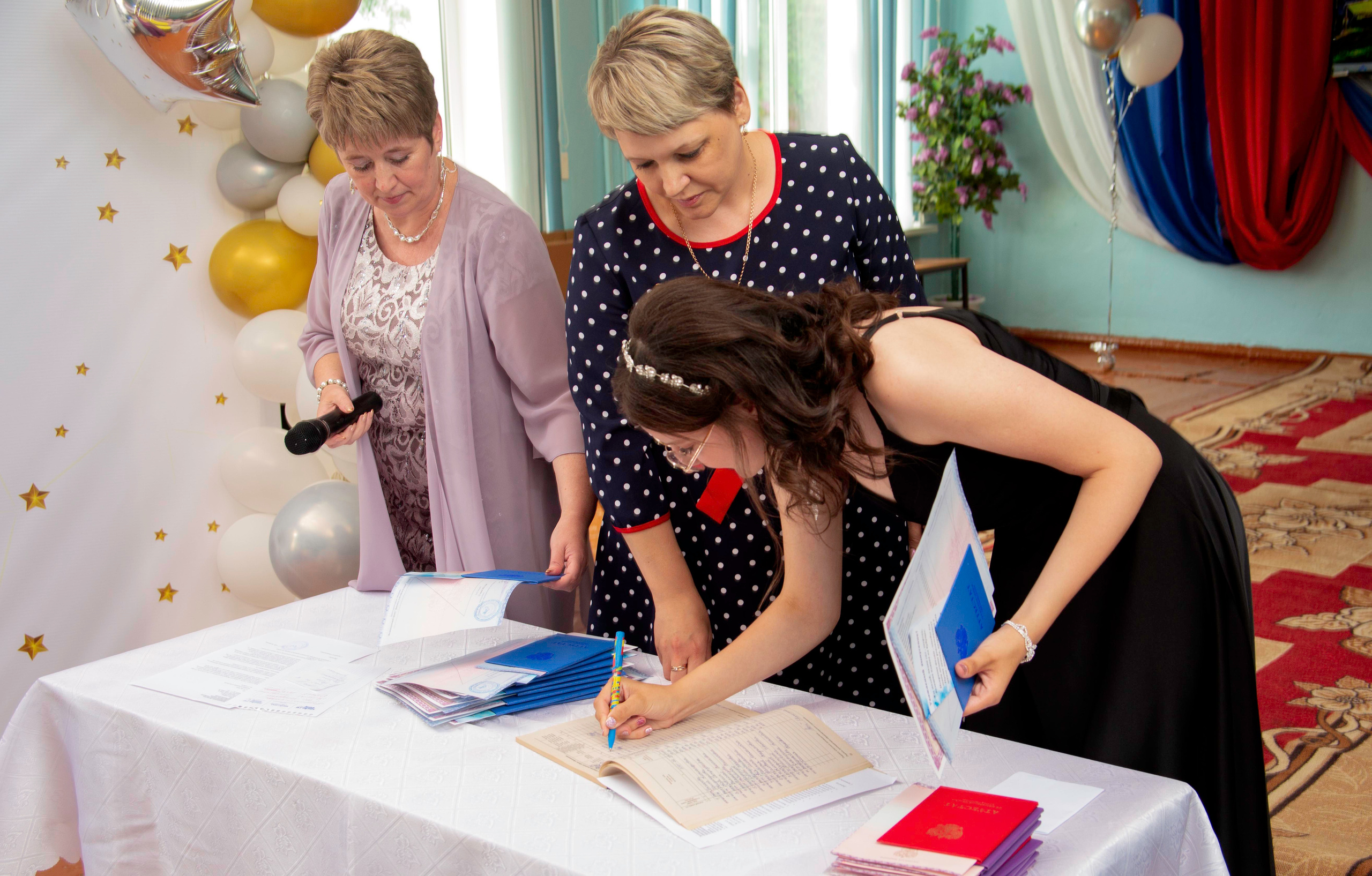 Вручение аттестатов о среднем образовании в Кардаиловской СОШ. Валерий Логачев. Фото, музыка, видео — для души