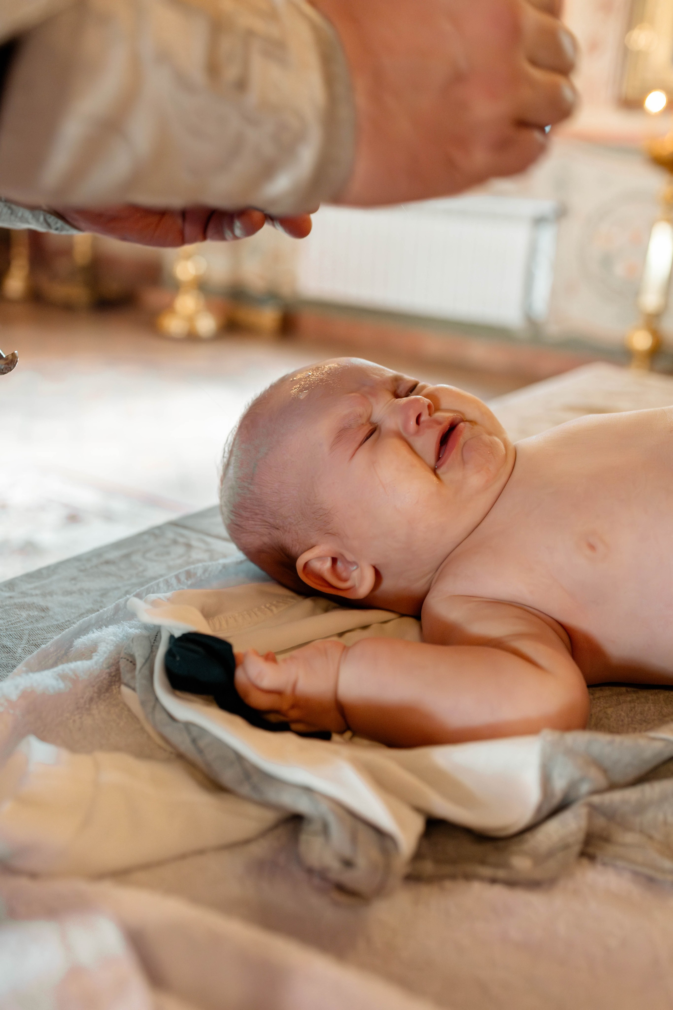 Таинство Крещения Евгения. Фотограф новорождённых Newborn Москва
