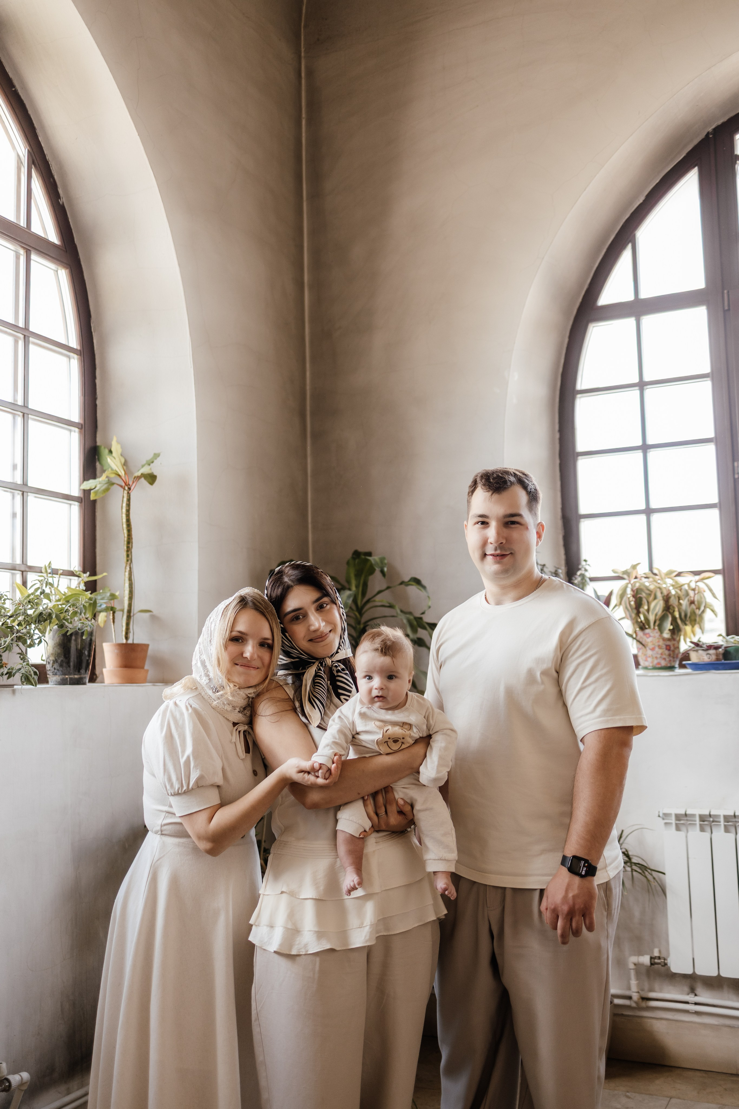 Таинство Крещения Саши. Фотограф новорождённых Newborn Москва