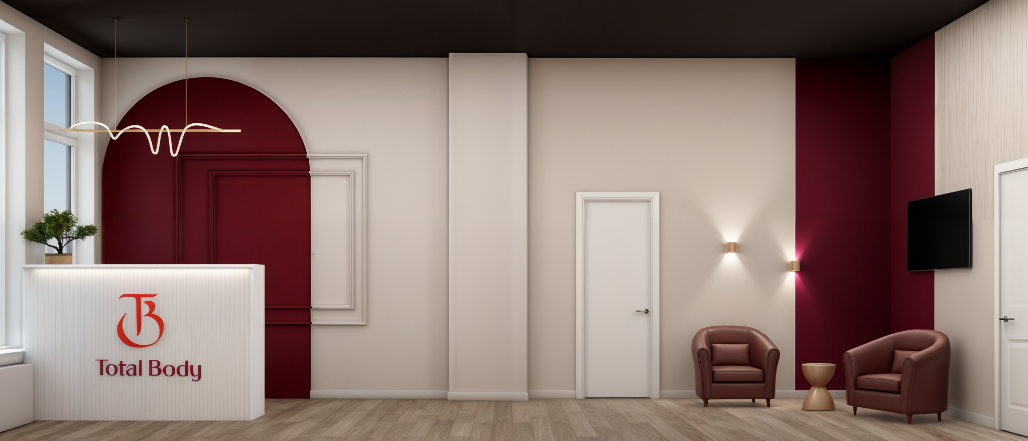 Студия растяжки. Дизайнер интерьера Татьяна Волженина