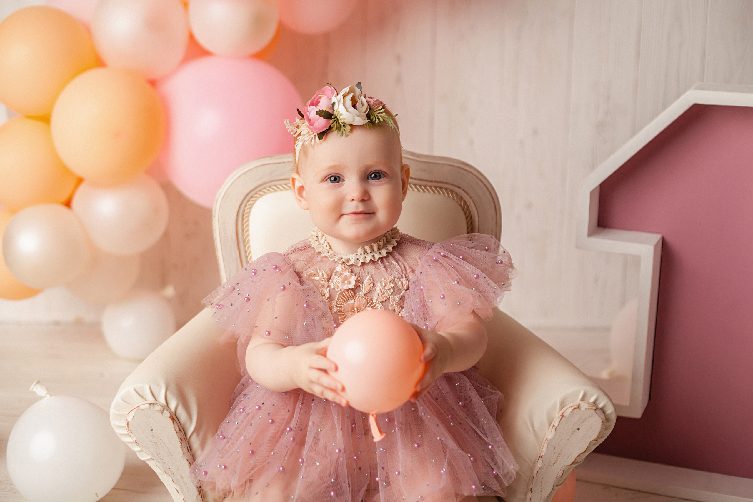 Анечка. Первый годик. Фотограф новорожденных и малышей до года в Москве Анастасия Соколова