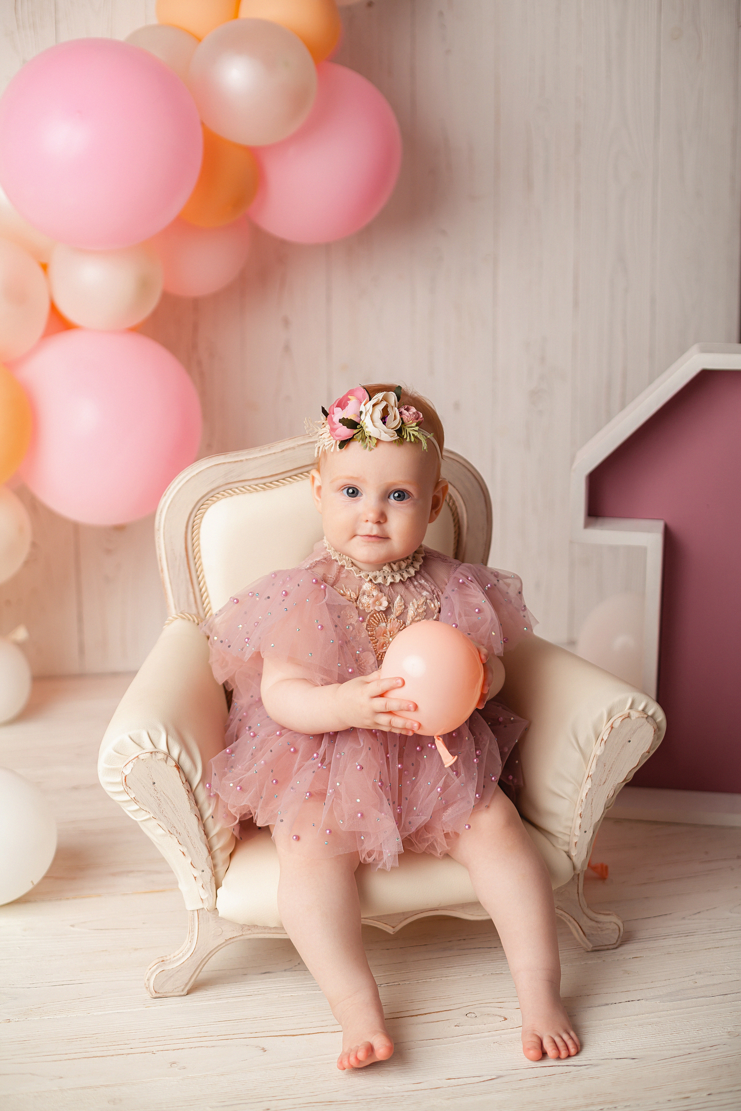 Анечка. Первый годик. Фотограф новорожденных и малышей до года в Москве Анастасия Соколова