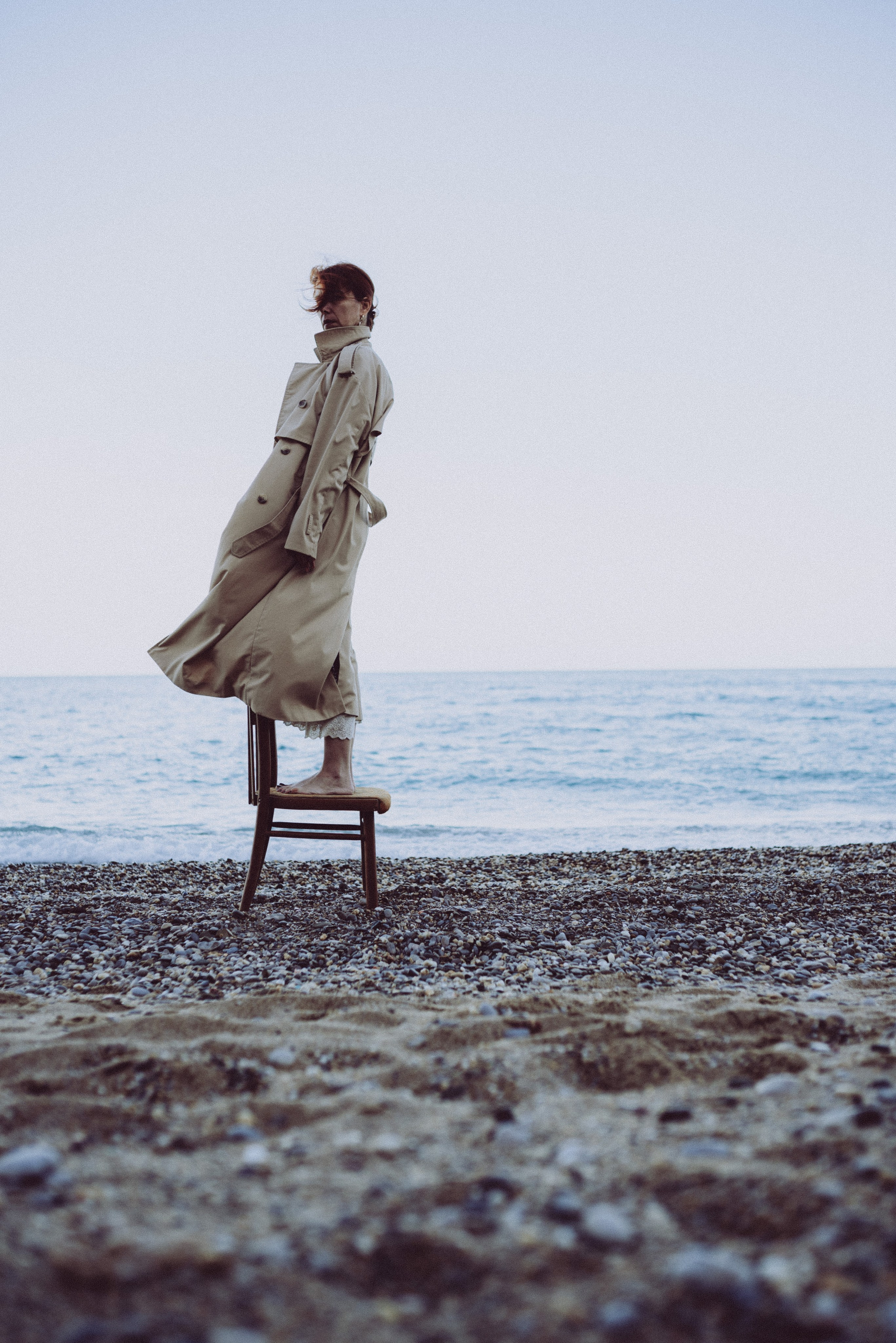 Фототерапия. Лена на пляже