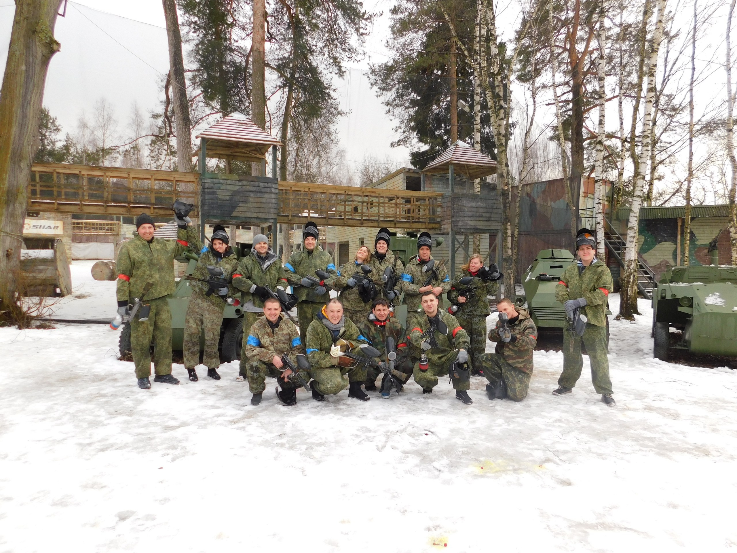 Пейнтбол + шашлычки | 23.02.2020. Галерея Фантим