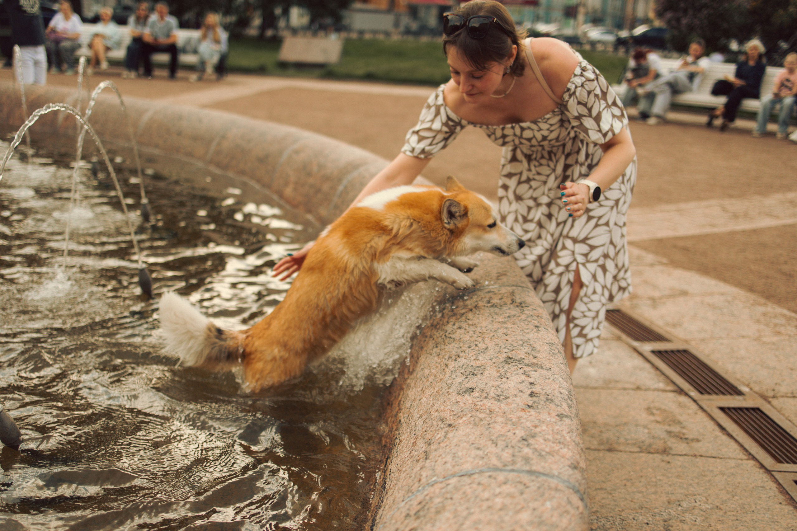 Центр, фонтан и любовь. Фотограф — Анималист | Санкт-Петербург
