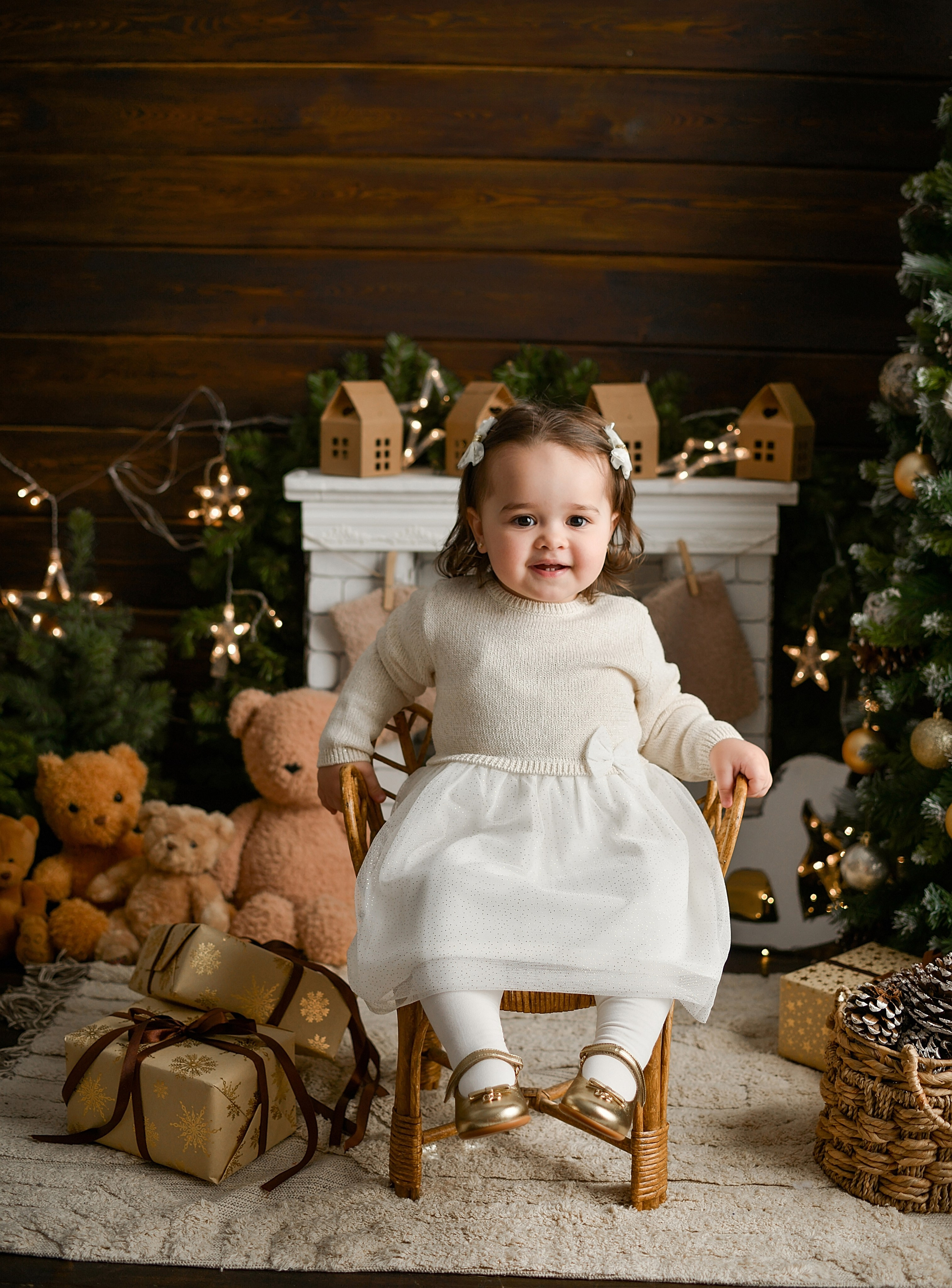 Новогодняя семейная фотосессия в Краснодаре 2023-2024. Фотограф новорожденных Краснодар Малышенко Надежда