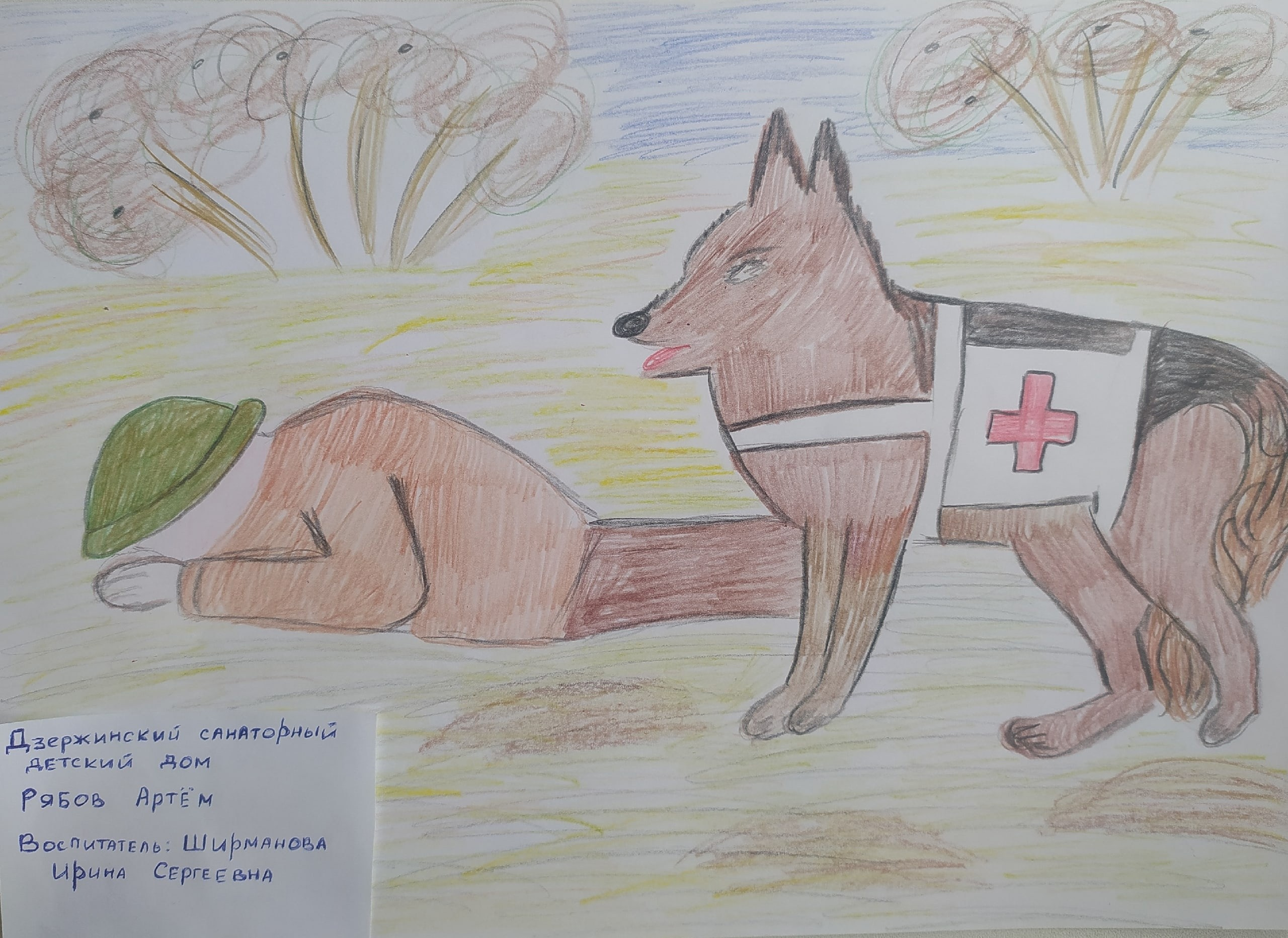 Мероприятия для юных кинологов — «Помним их имена», «Портрет фронтовой собаки». НРОО КЦ "Собаковод"