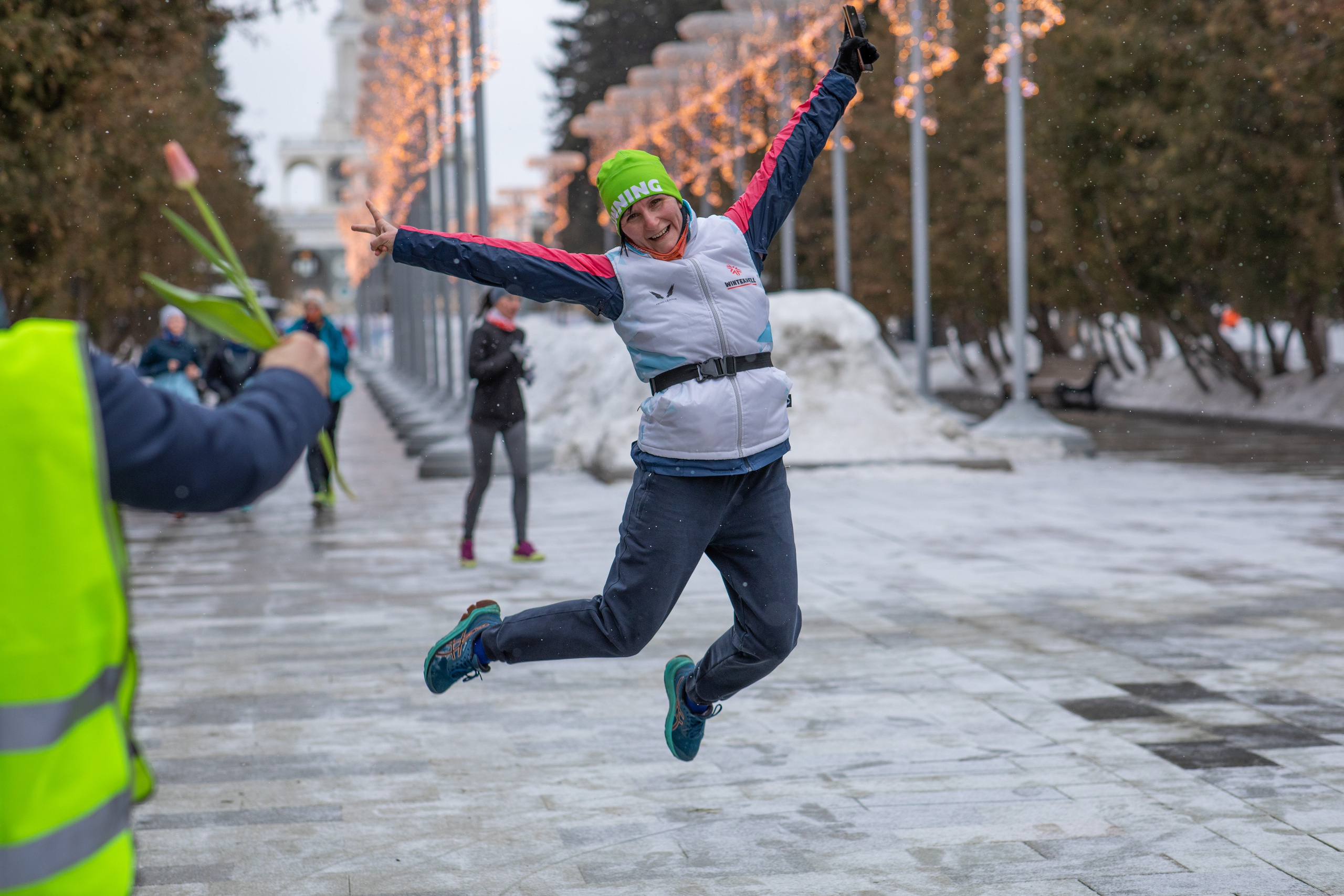 Забег 8 Марта, Речной вокзал. Фотограф Сергей Ловкий