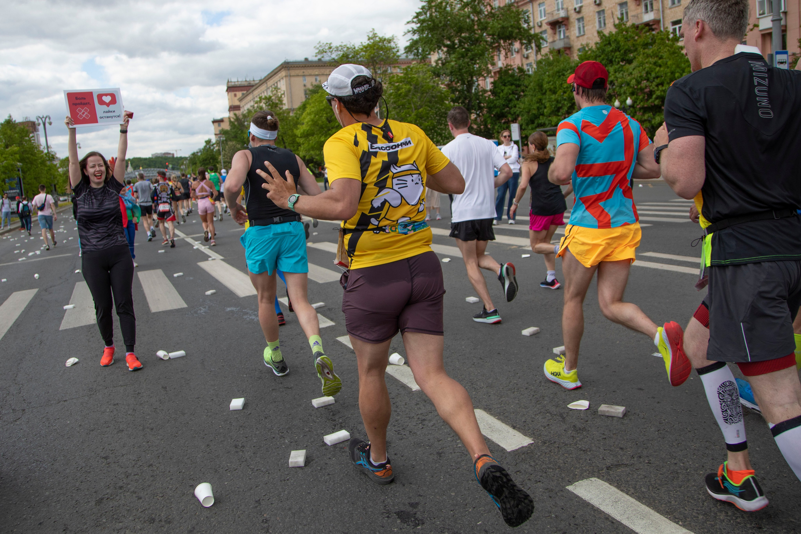 Московский полумарафон, 14 мая 2023 года. Фотограф Сергей Ловкий