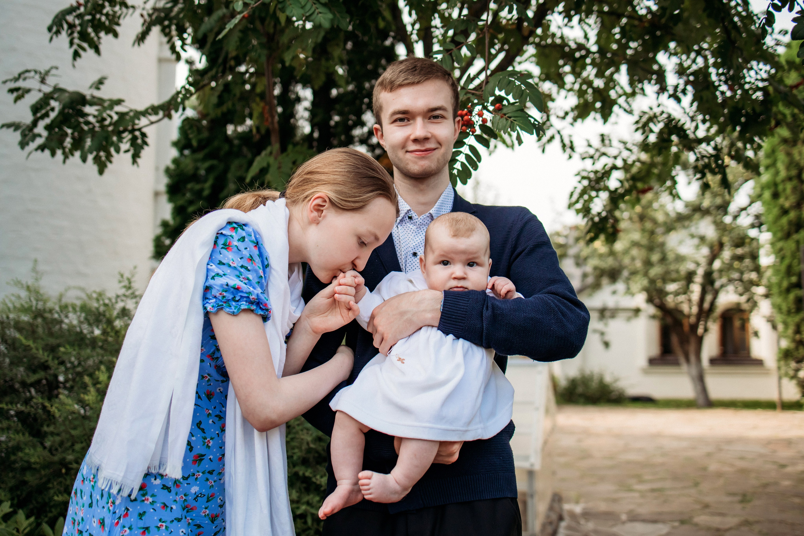Крещение Вали. Семейный фотограф и видеограф Попова Юлия