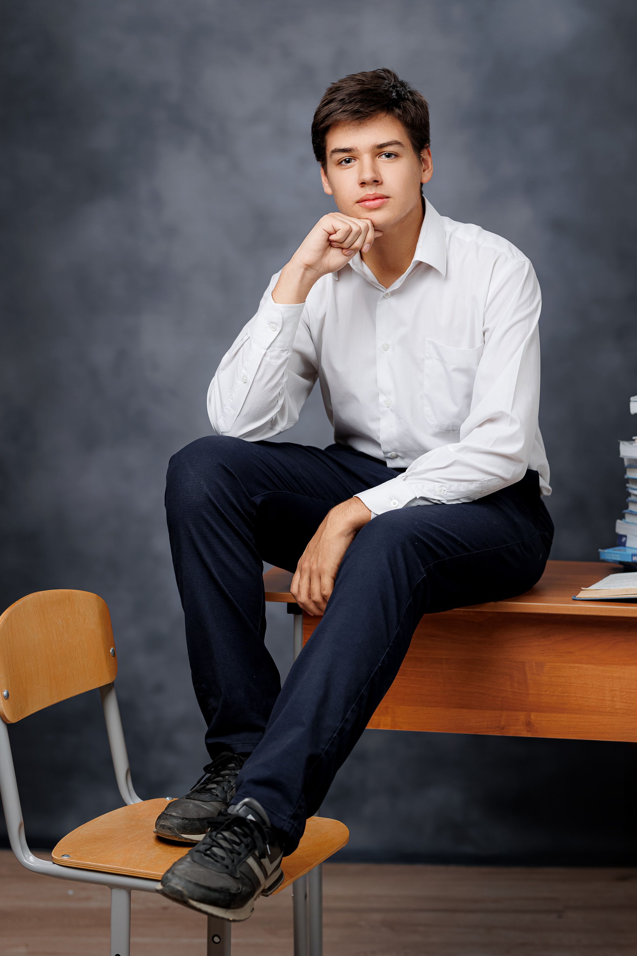 Портреты на однотонном фоне. Семейный и детский фотограф Комина Елена, Власиха, Одинцово