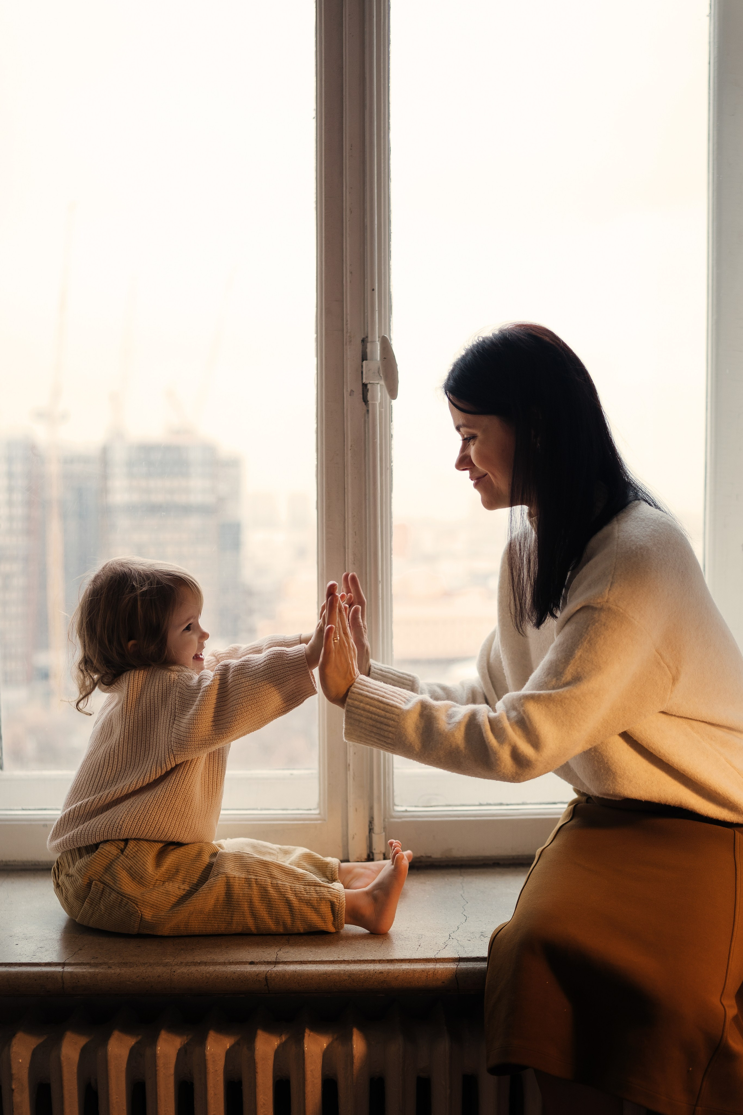 Домашняя фотосессия мама и дочка. Семейный фотограф в Москве Галина Гончар