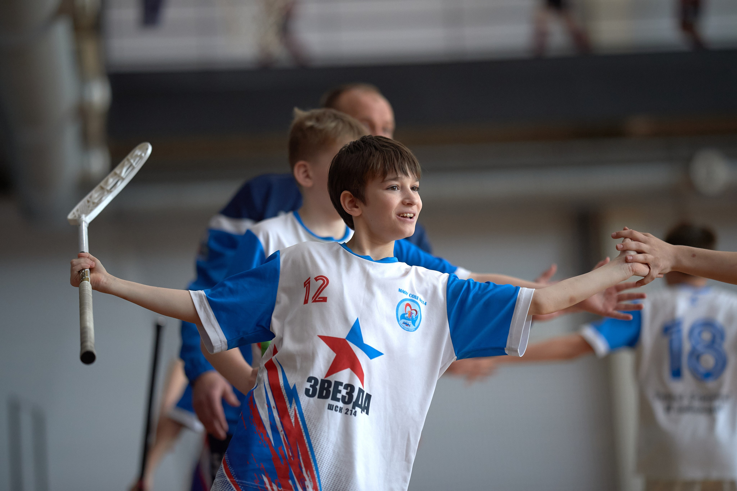 Турнир по флорболу 2025 Ника в Ижевске. Спортивный репортажный фотограф в Ижевске Сергей Мерзляков