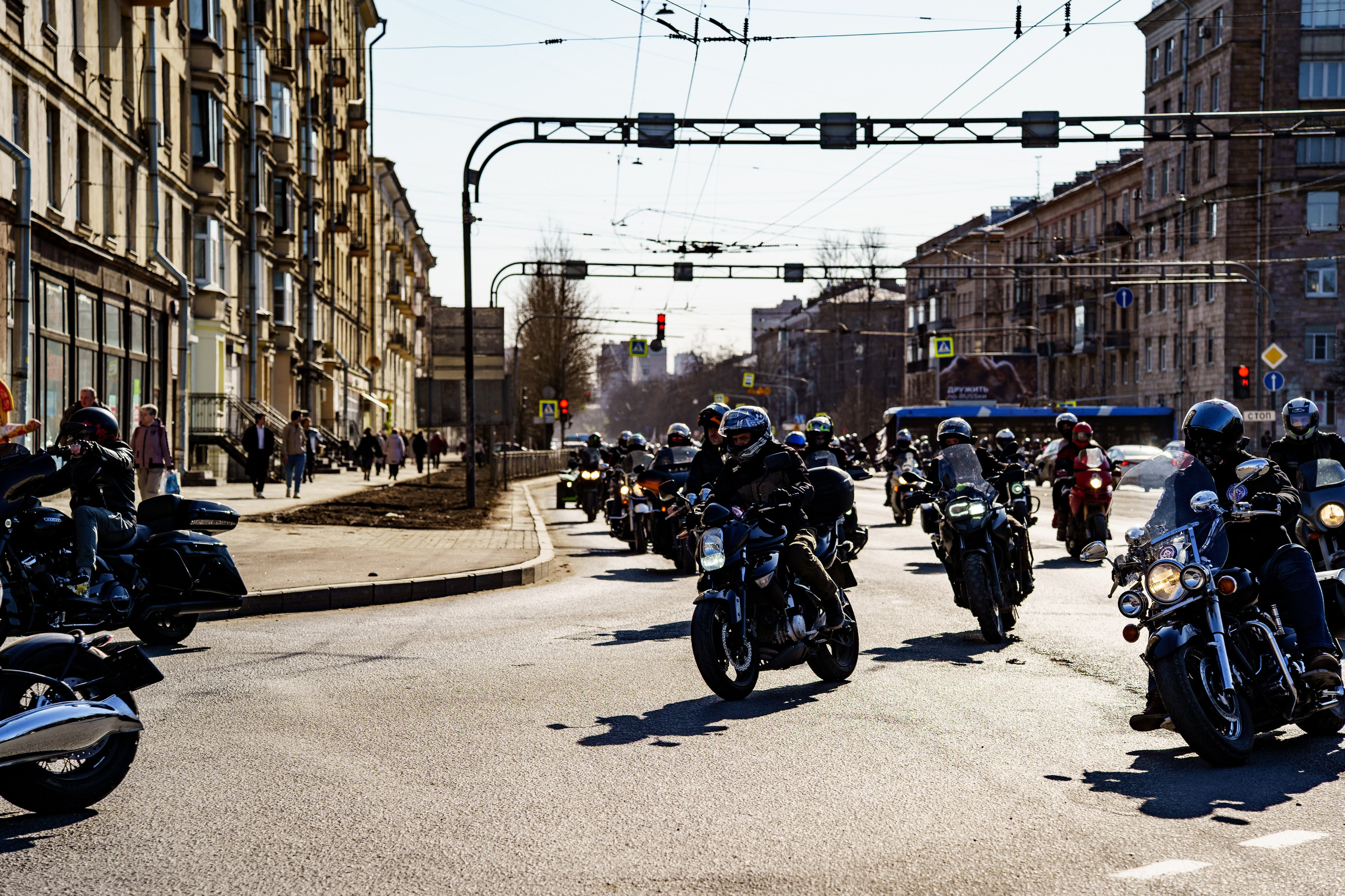 Прохват мотоклуба Norman Riders ч.1. Концертный и репортажный фотограф в Санкт-Петербурге Слава Пахомов