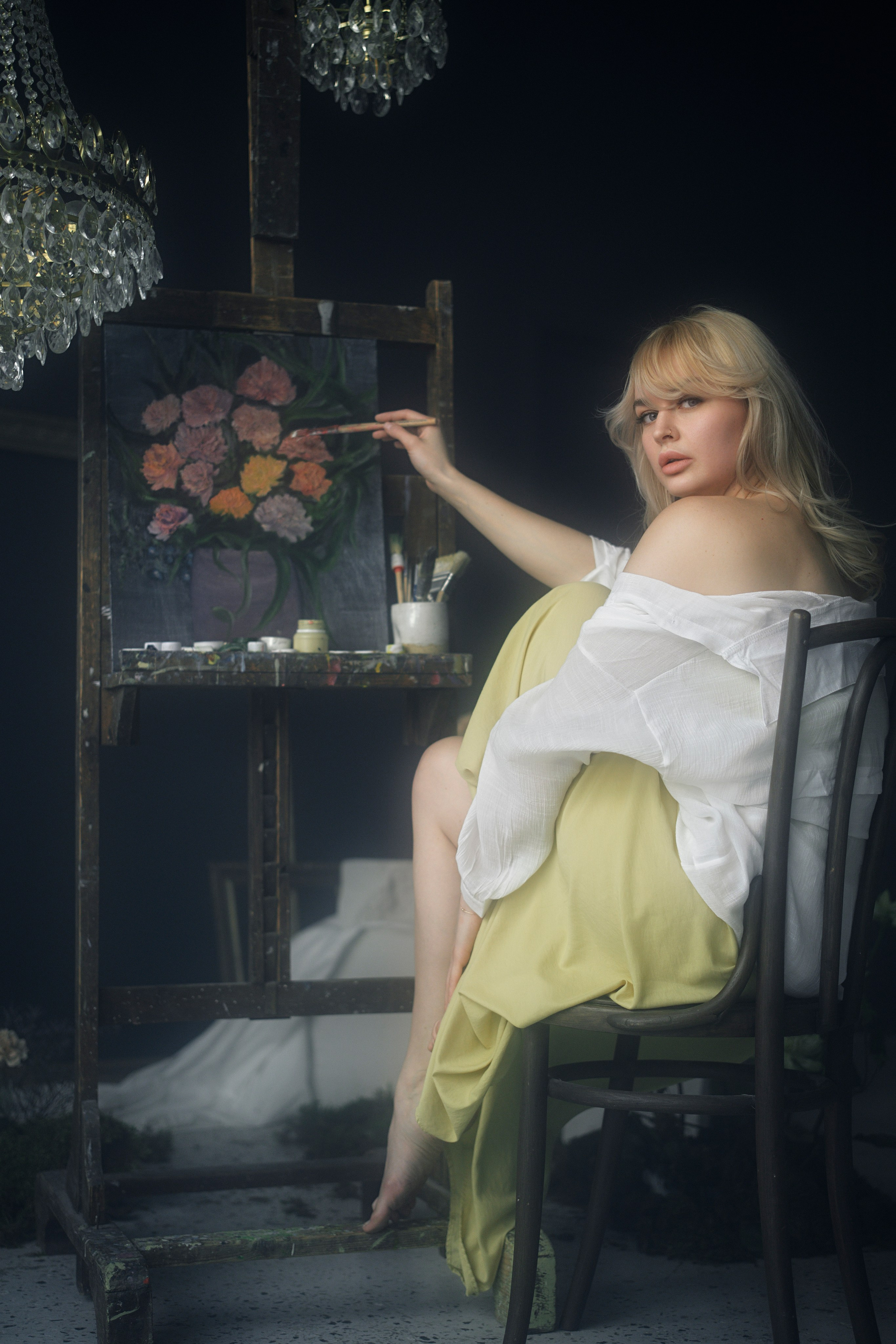 Artist's inspiration (студия Zapad). Портретный фотограф в Санкт-Петербурге Елена Сергеева