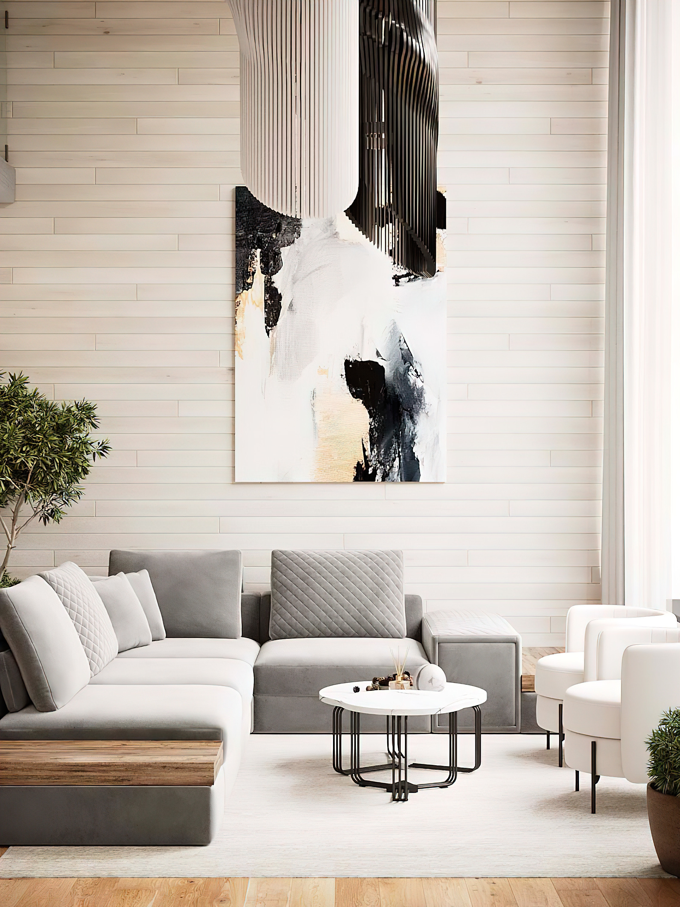 Воздушный и сдержанный интерьер загородного дома. Батракова Наталья дизайнер интерьеров Санкт-Петербург Москва Архангель