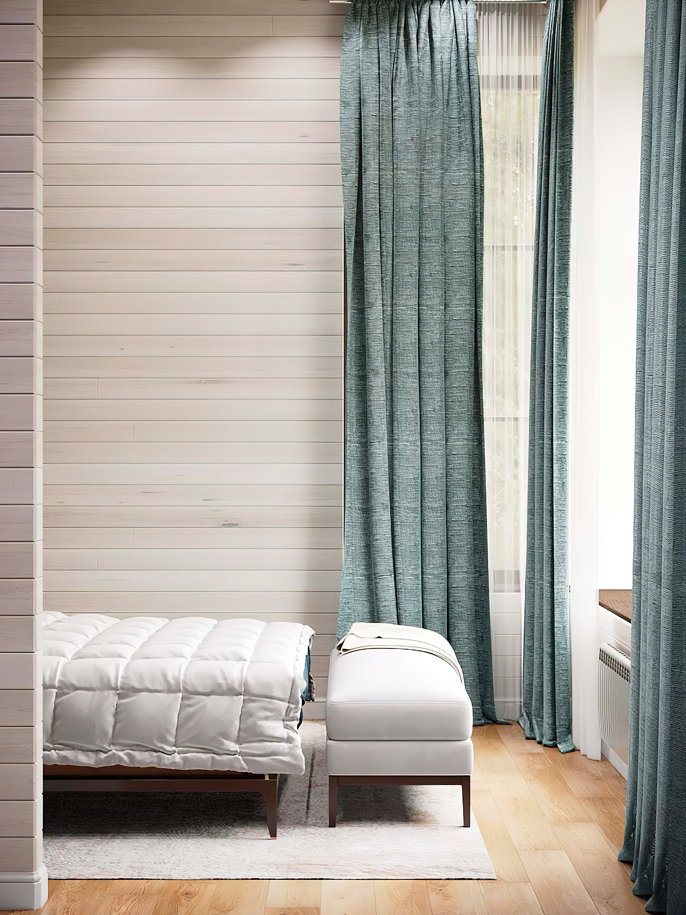 Воздушный и сдержанный интерьер загородного дома. Батракова Наталья дизайнер интерьеров Санкт-Петербург Москва Архангель