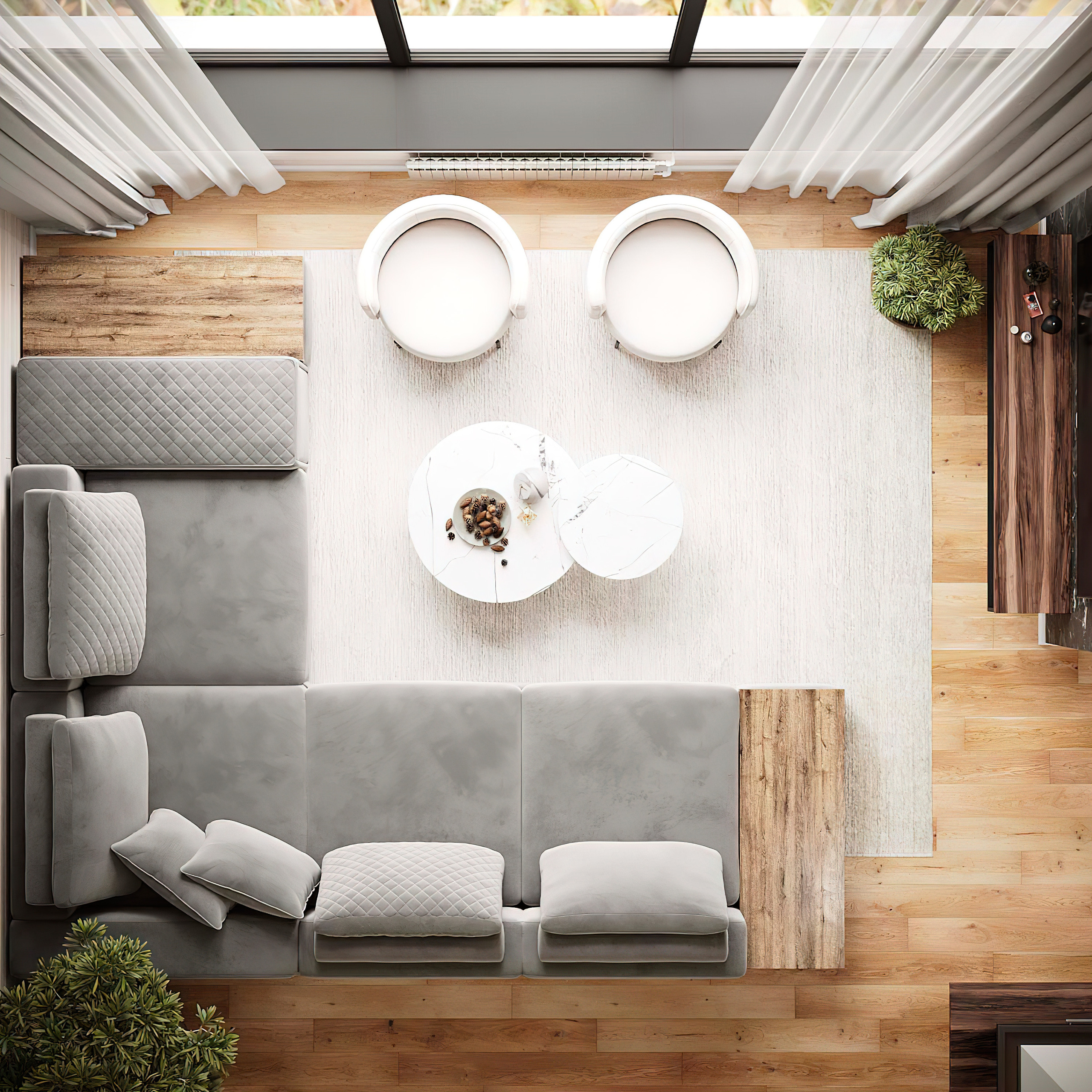 Воздушный и сдержанный интерьер загородного дома. Батракова Наталья дизайнер интерьеров Санкт-Петербург Москва Архангель