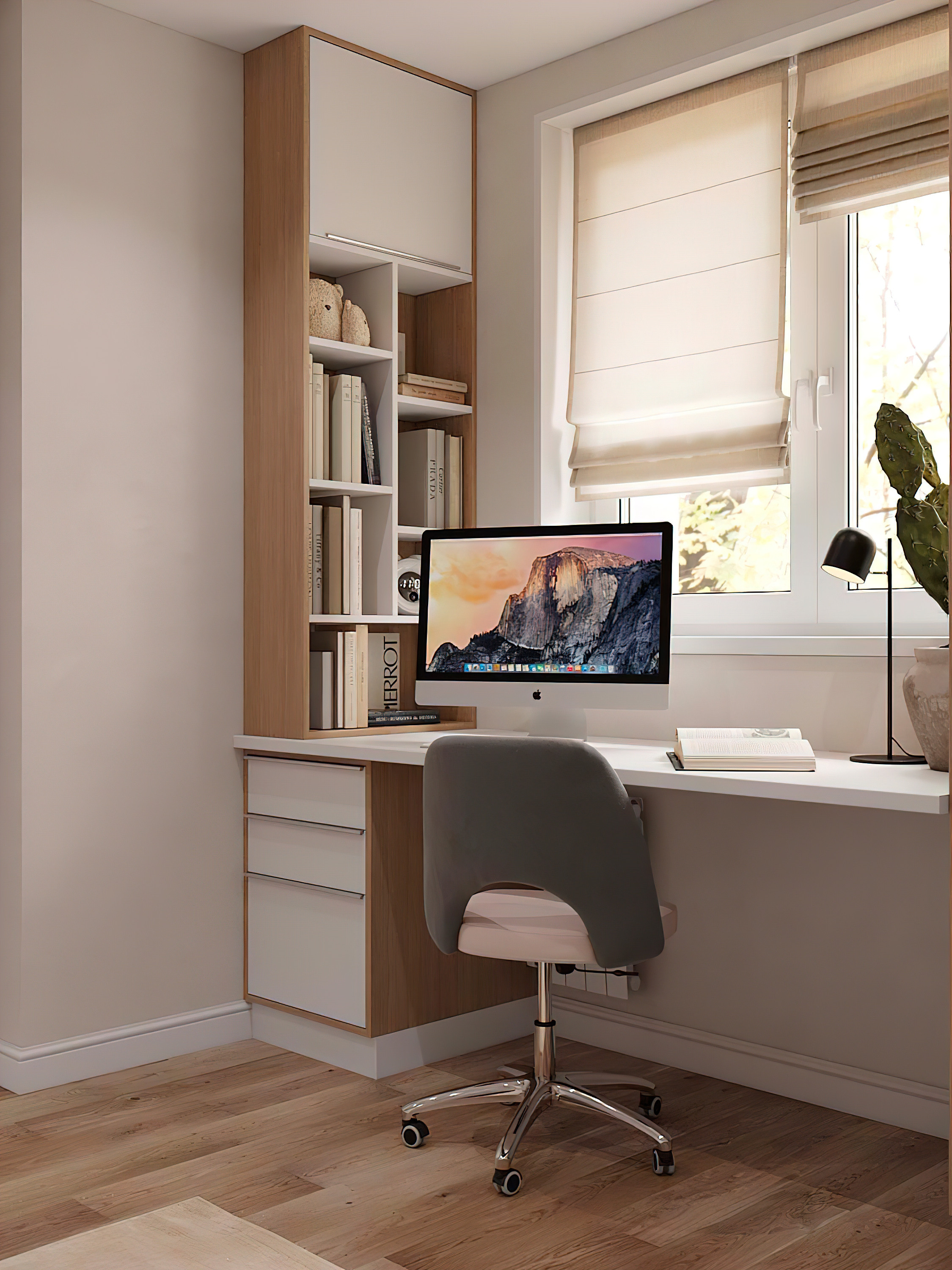 Квартира 100 м² «Нескучный серый и розовый фламинго». Батракова Наталья дизайнер интерьеров Санкт-Петербург Москва Архангель