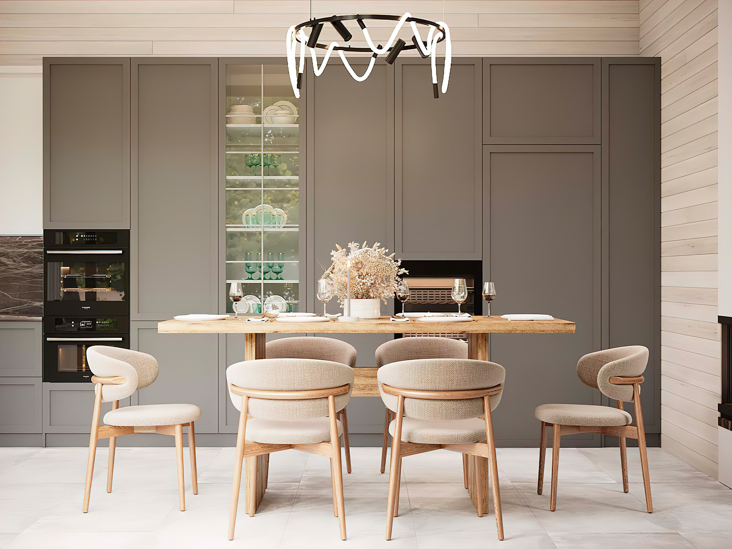 Воздушный и сдержанный интерьер загородного дома. Батракова Наталья дизайнер интерьеров Санкт-Петербург Москва Архангель