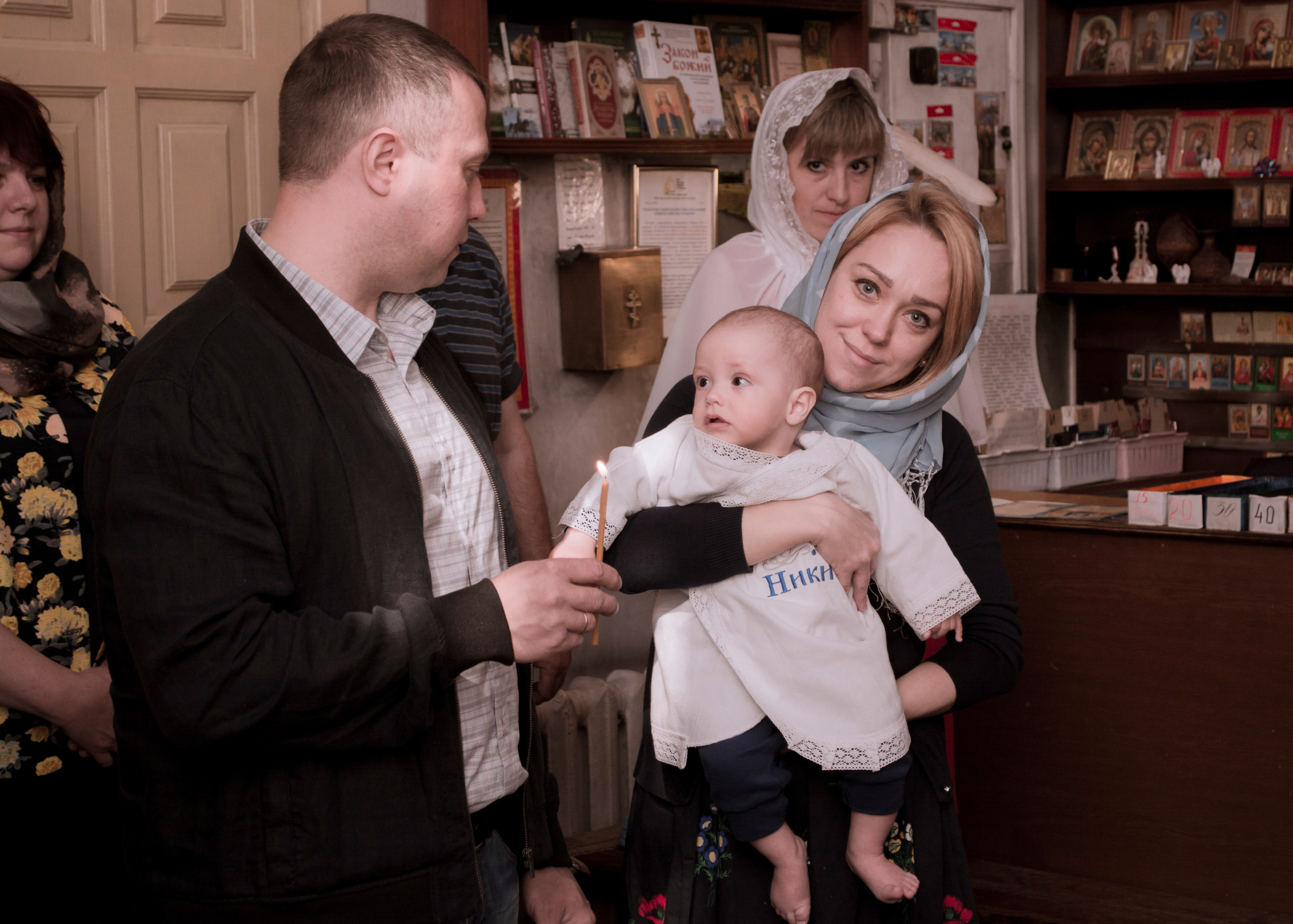 Крещение Никиты в храме Михаила Тверского г. Тверь. Фотограф Евгений Егоров