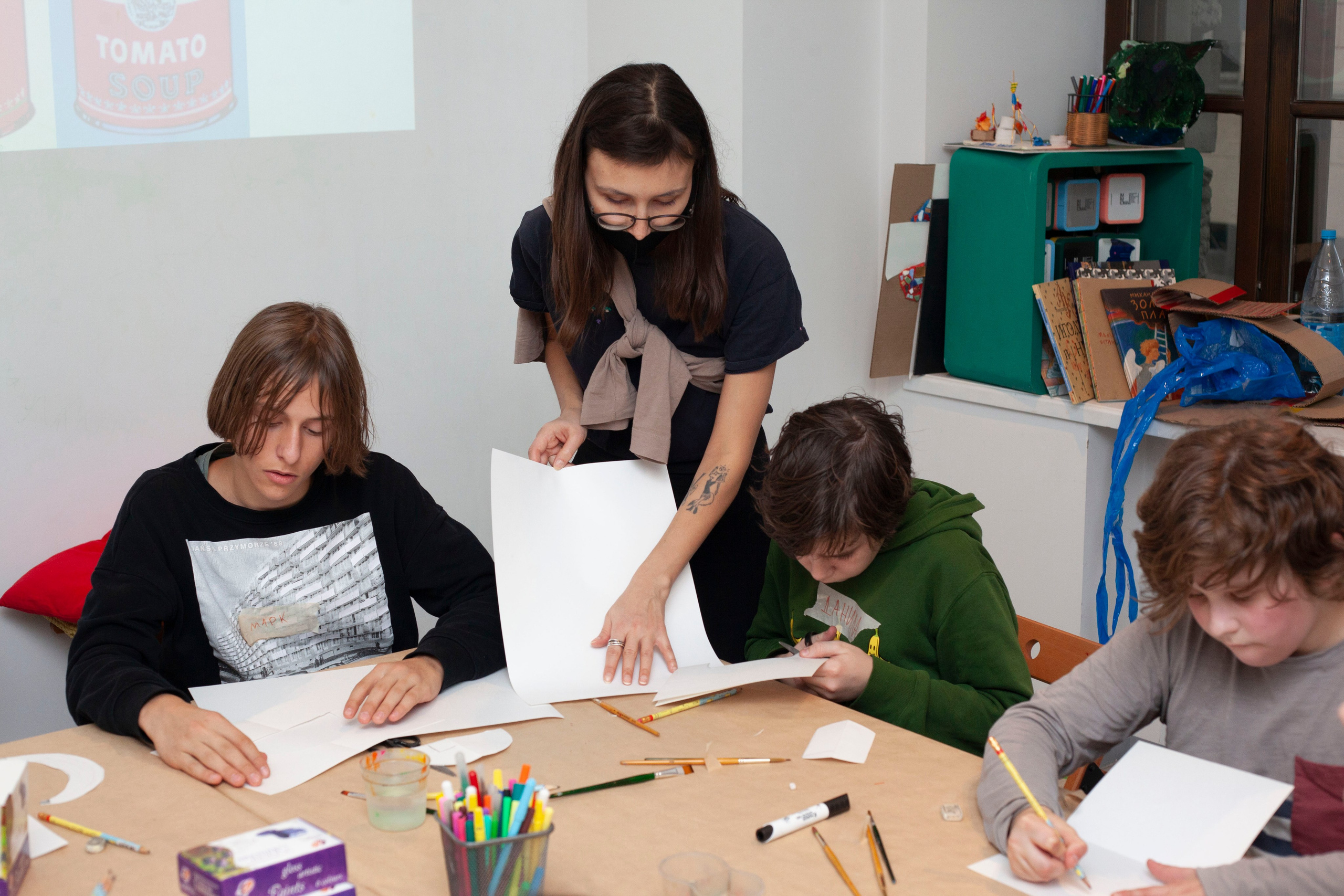 Детский мастер-класс в ММОМА. Stanislav Baryshev — People. Emotions. Atmosphere