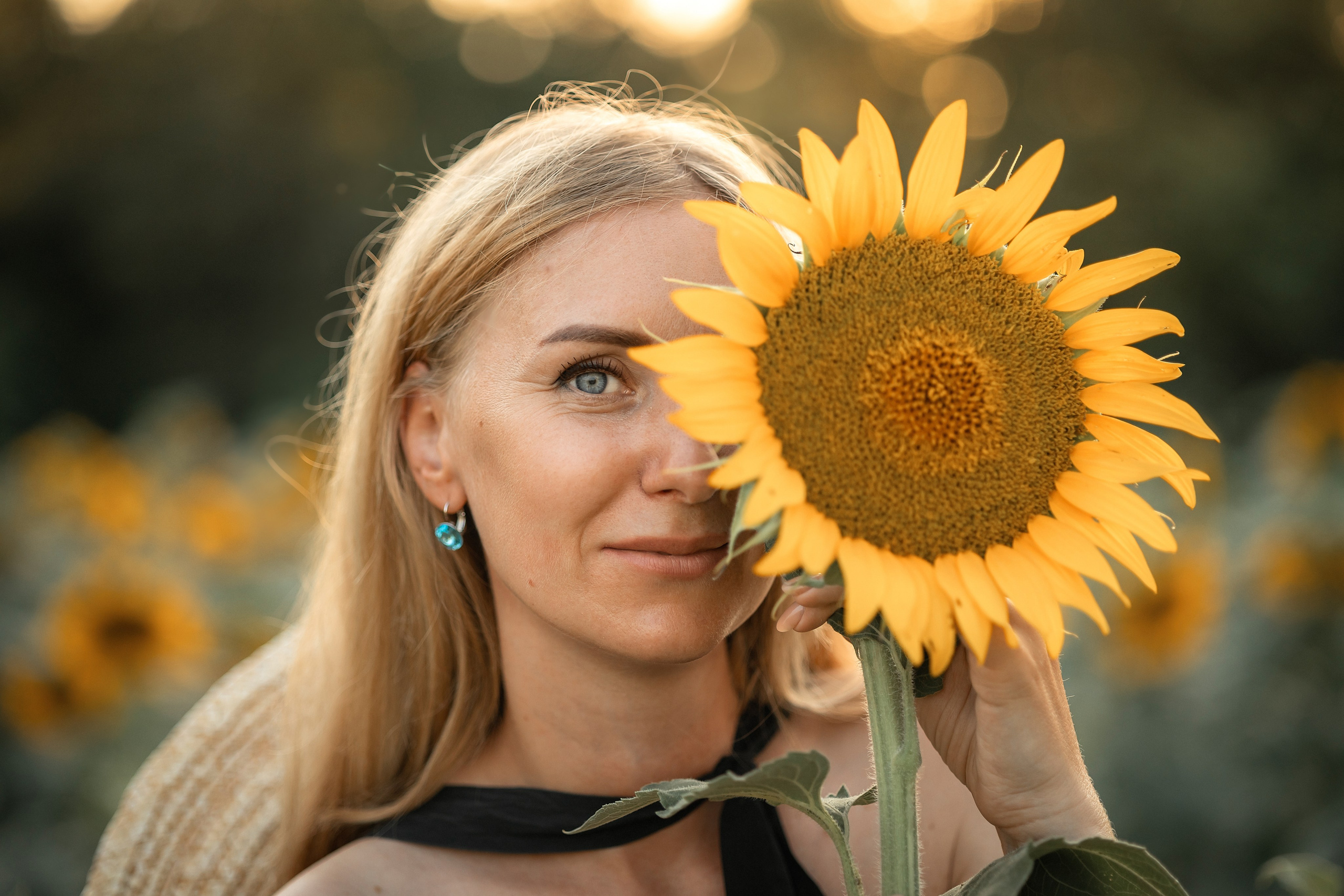 Солнечные подсолнухи. Художественный фотограф Анапа Александра Долбикова