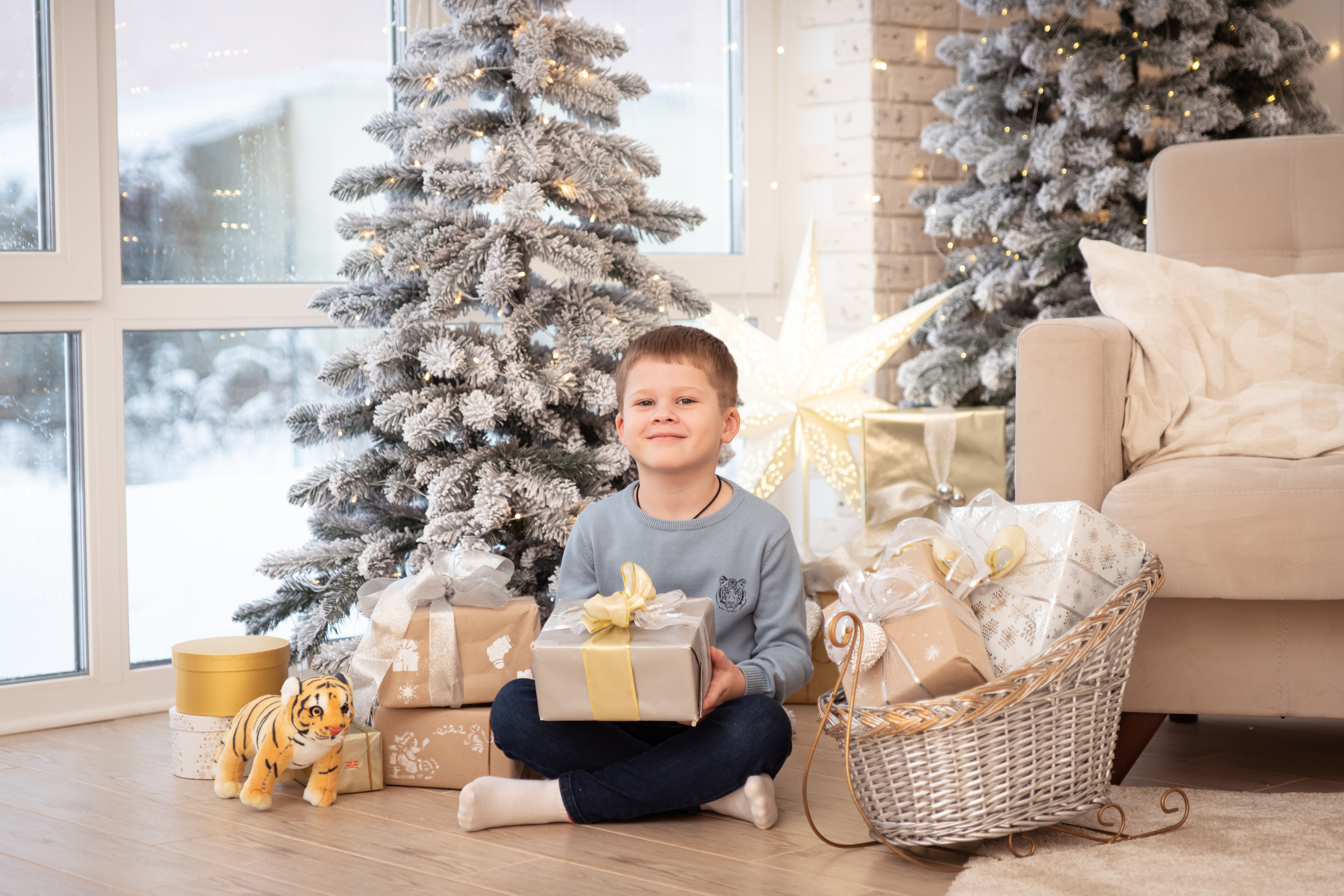 Новый год. Семейный и детский фотограф в Москве Евгения Миронова
