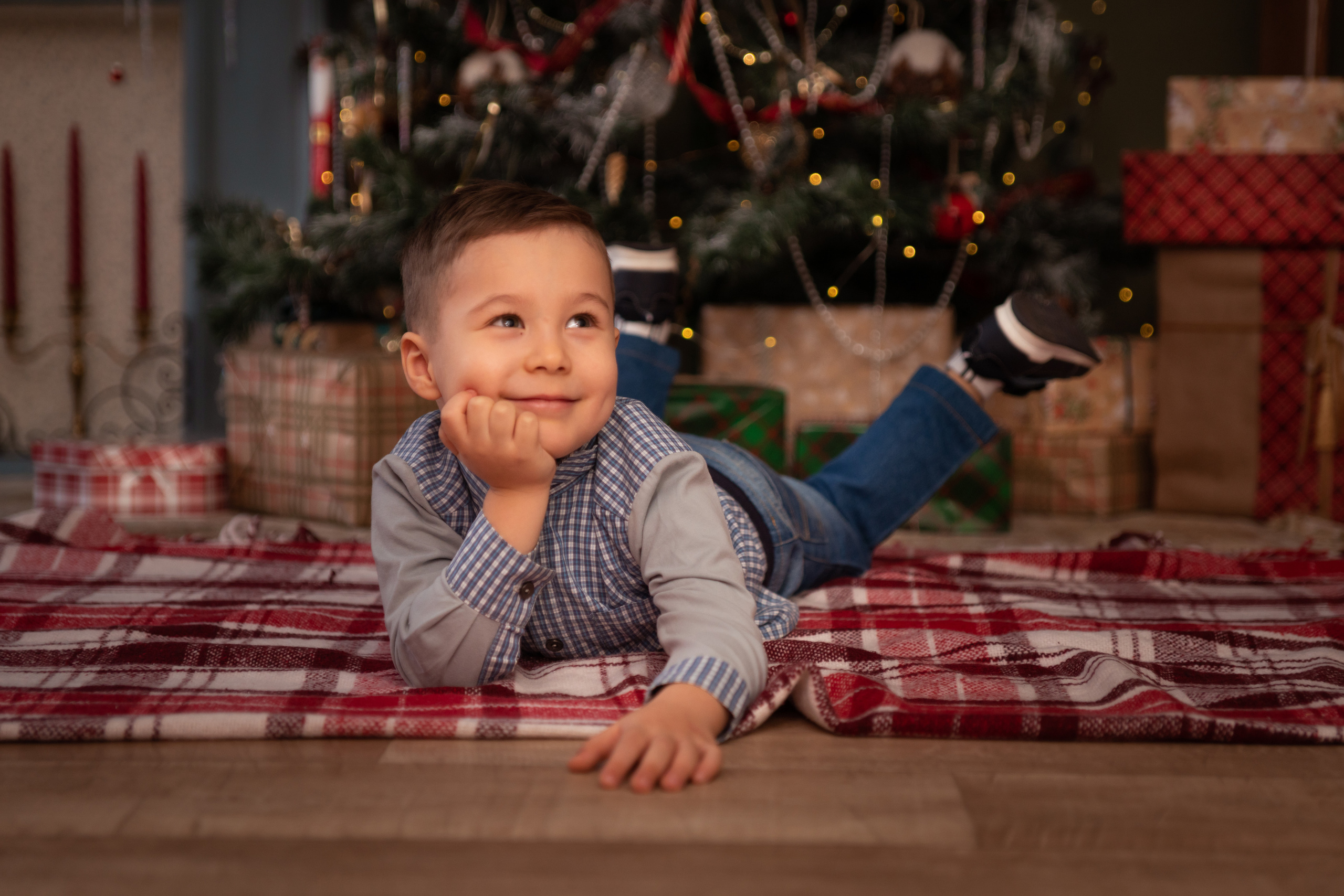 Новый год. Семейный и детский фотограф в Москве Евгения Миронова