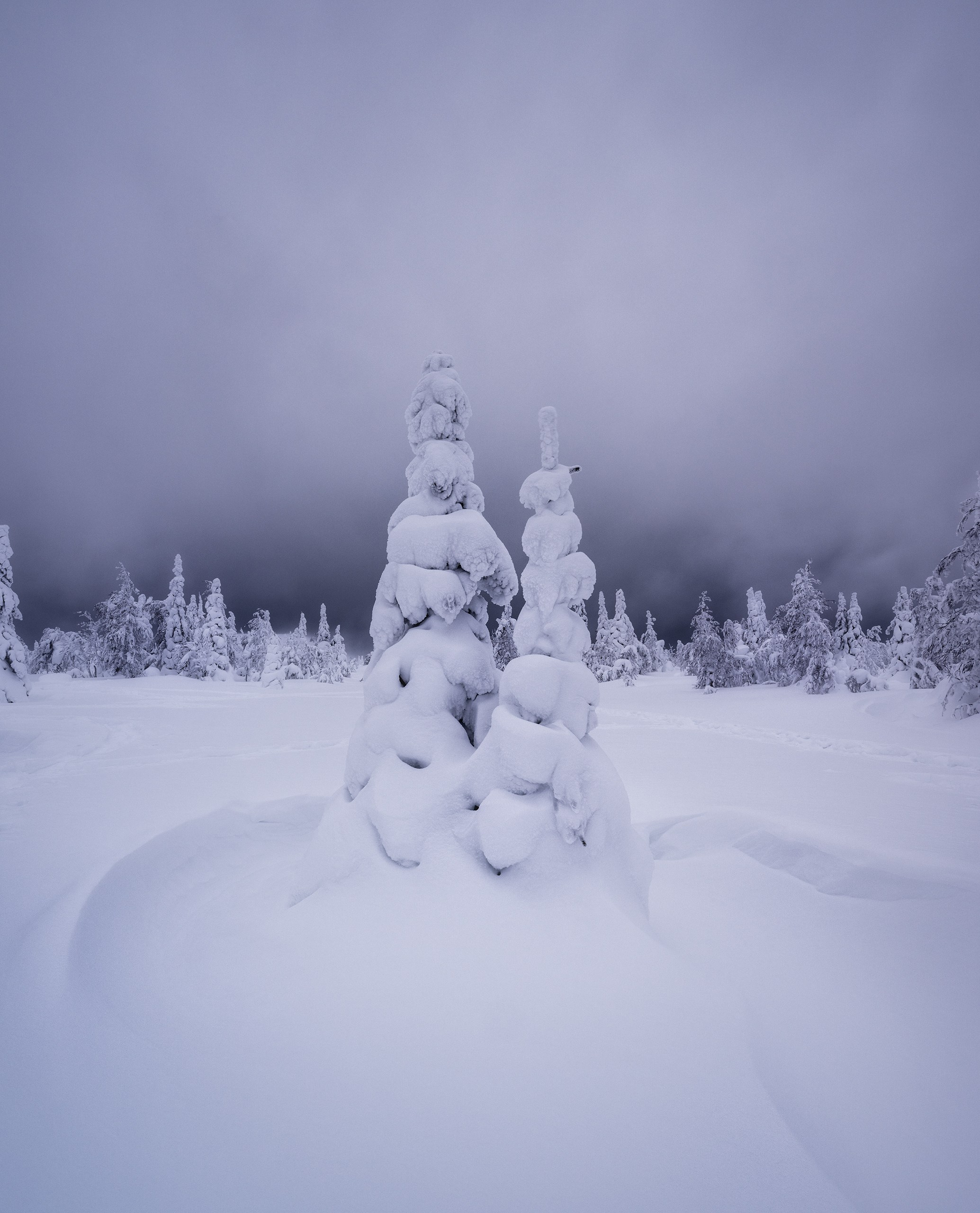 Пасмурная погода на Главном Уральском хребте