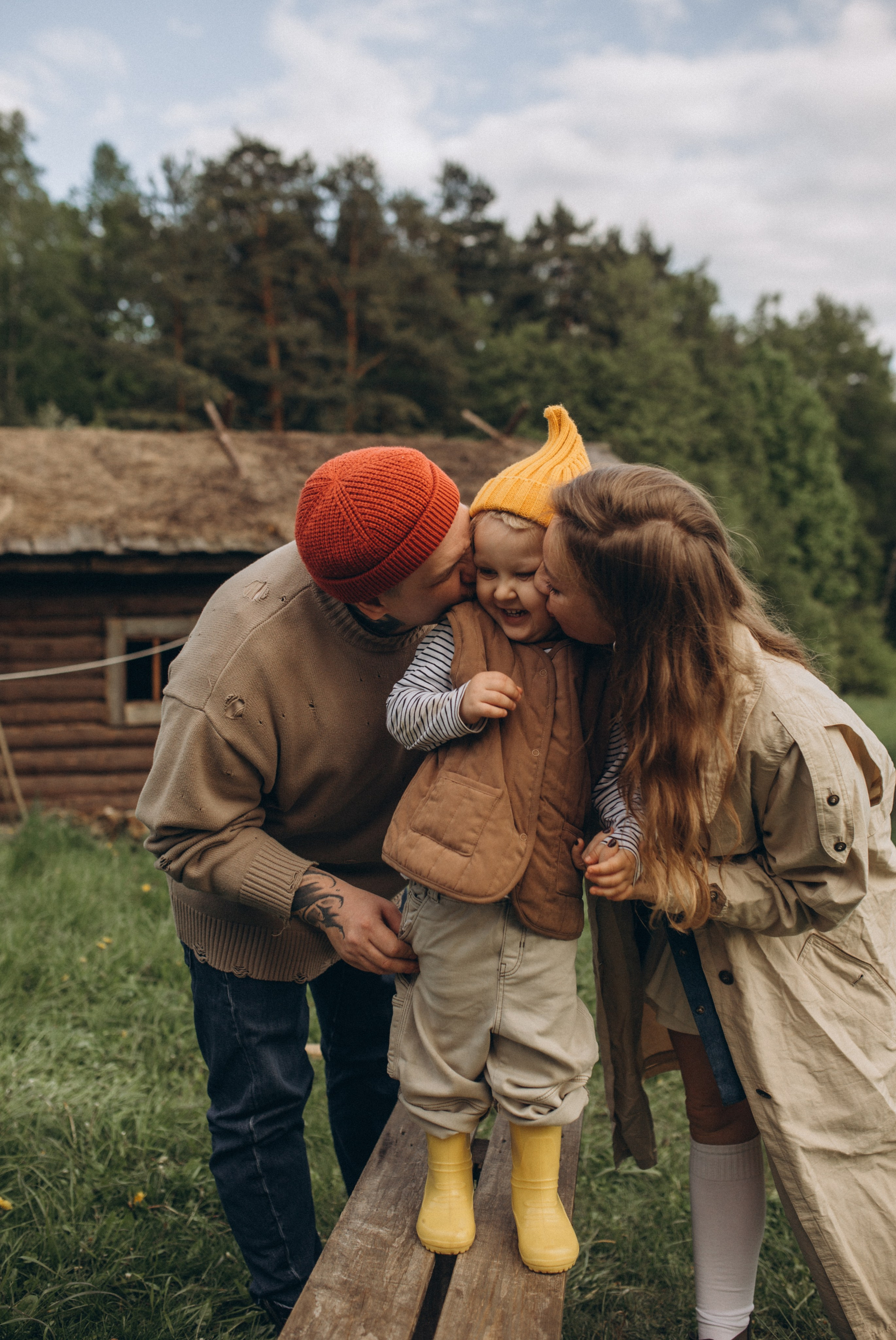Семейная съемка на улице. Семейный и детский фотограф в Москве Антонина Смирнова