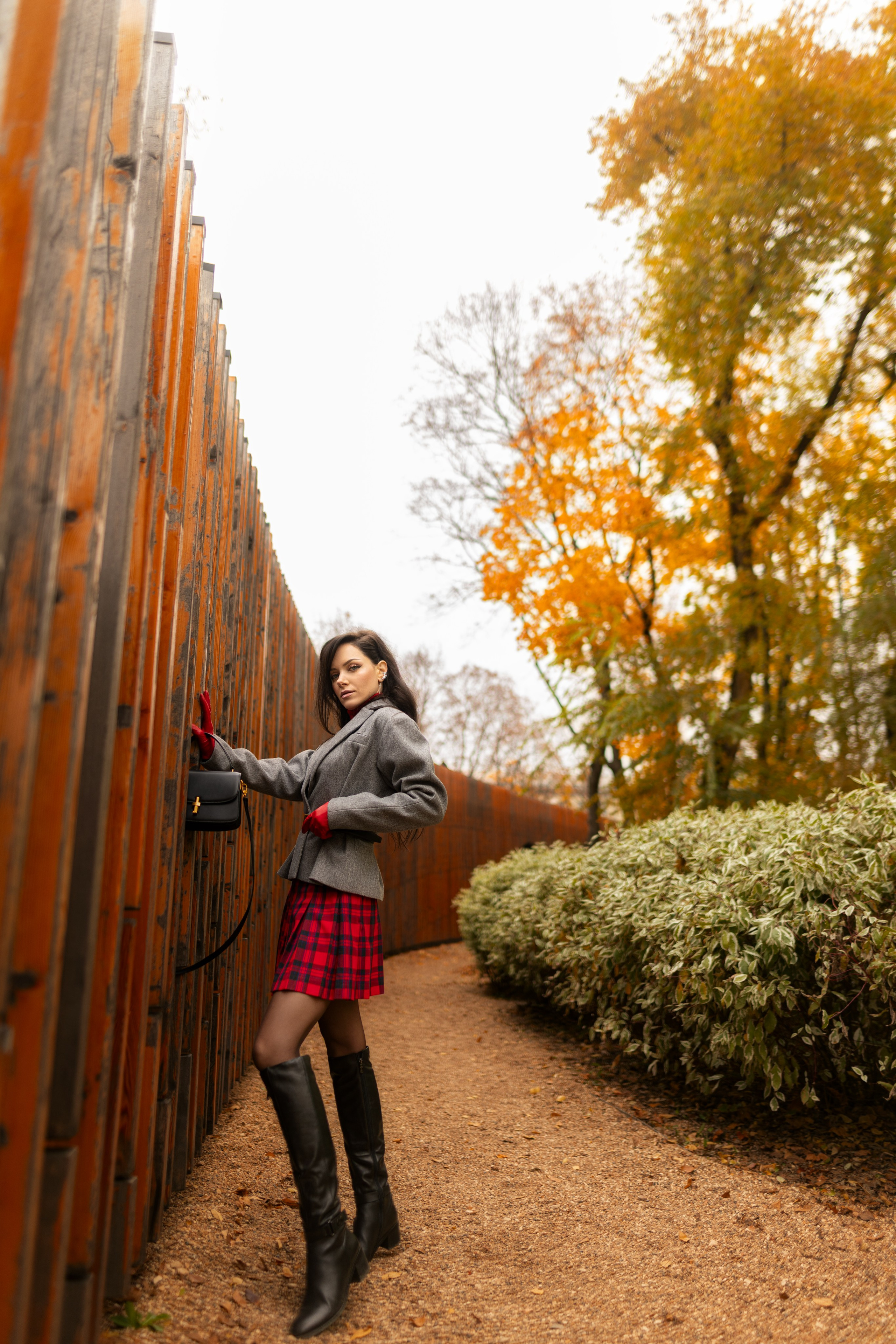 Фотосет с Екатериной в парке на осеннюю тему для «себя»