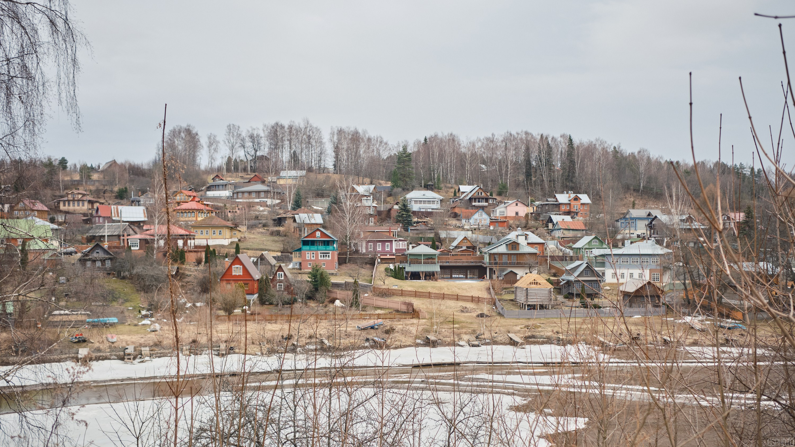Плёс. Волга. Март. Фотографъ Сергѣевъ. Поймать мгновеніе
